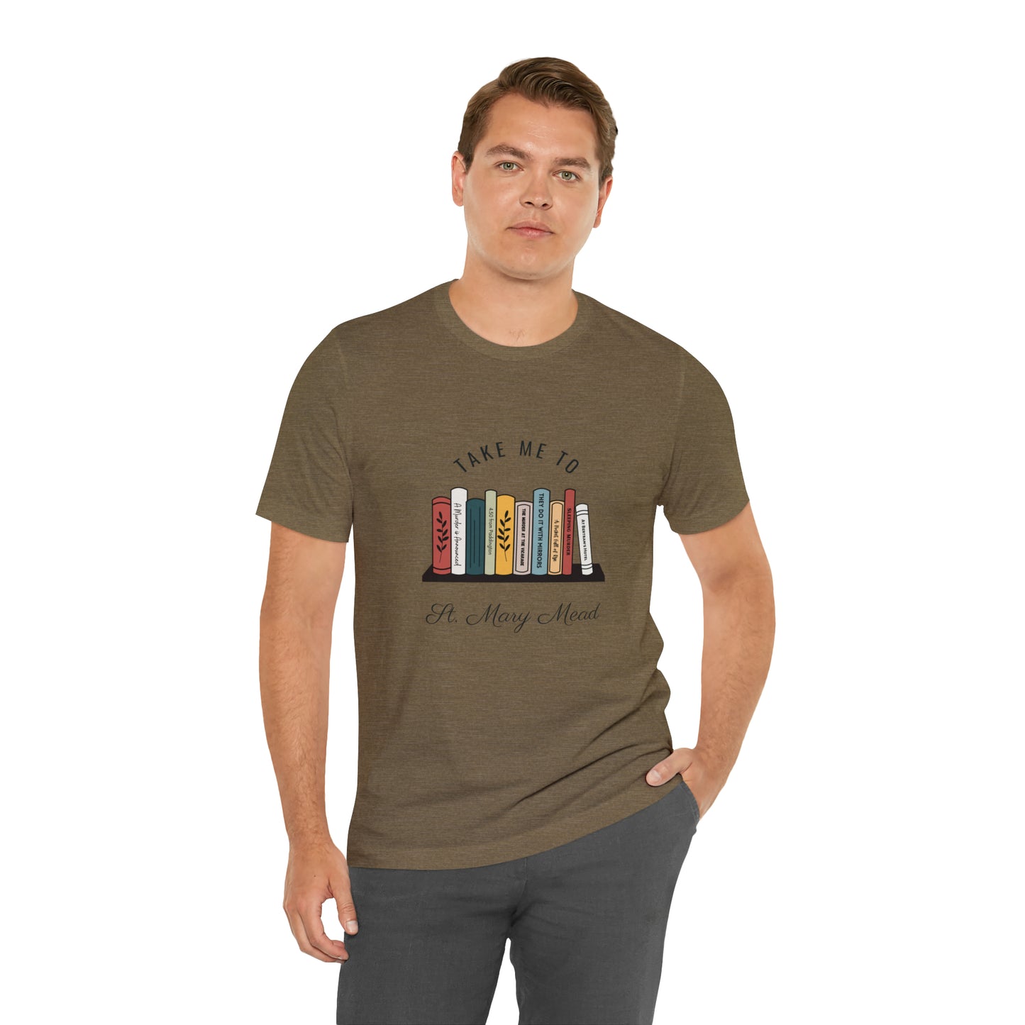 Miss Marple T Shirt, Take Me to St. Mary Mead T Shirt, Mystery Lover Gift, Poirot T Shirt, Agatha Christie T Shirt
