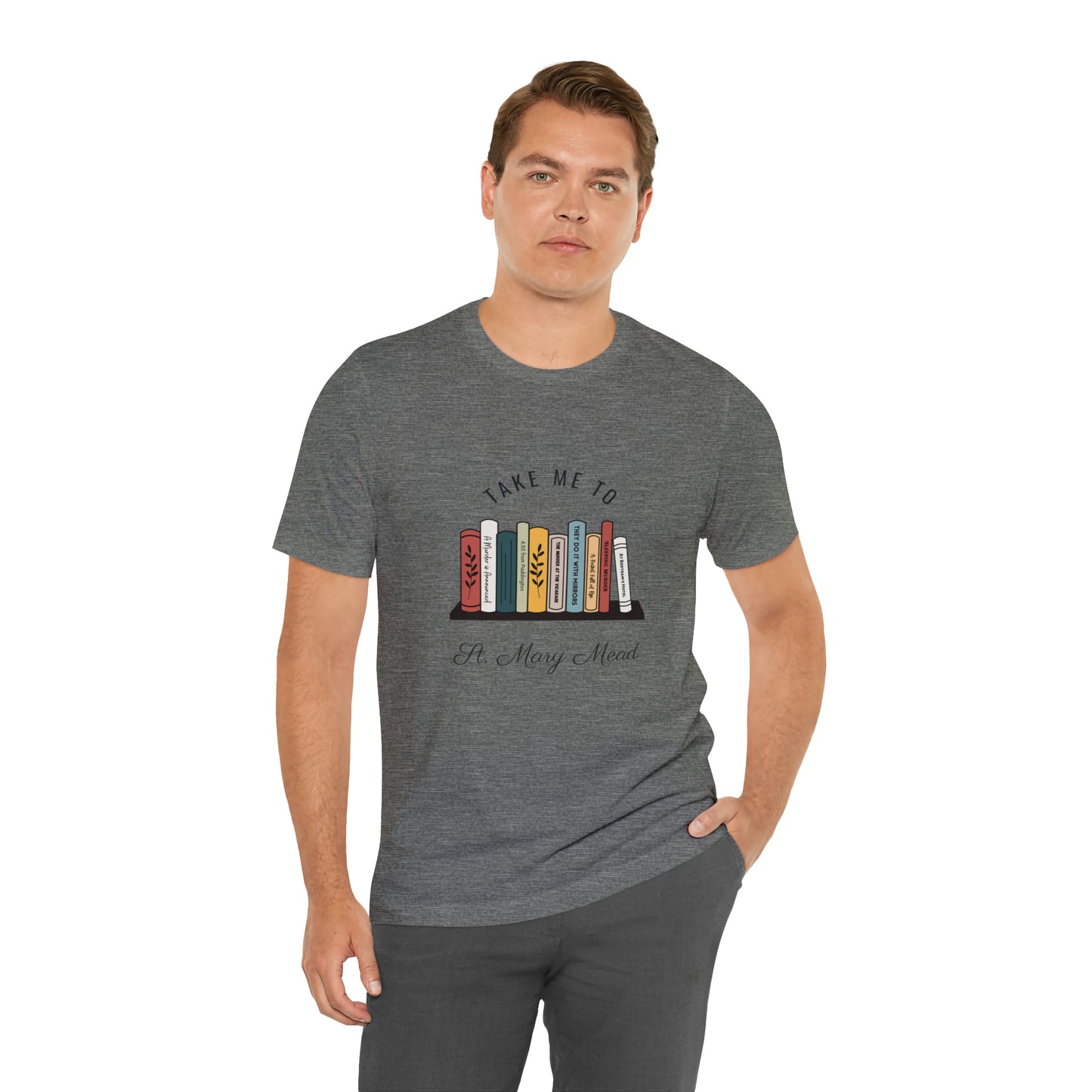 Miss Marple T Shirt, Take Me to St. Mary Mead T Shirt, Mystery Lover Gift, Poirot T Shirt, Agatha Christie T Shirt