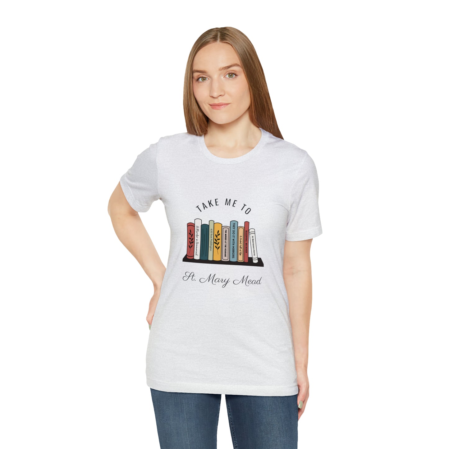 Miss Marple T Shirt, Take Me to St. Mary Mead T Shirt, Mystery Lover Gift, Poirot T Shirt, Agatha Christie T Shirt