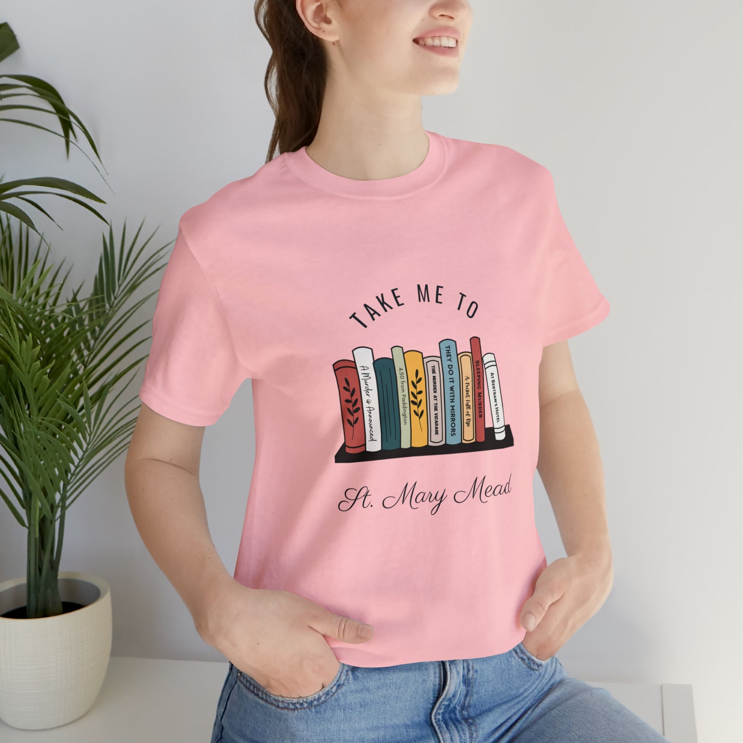 Miss Marple T Shirt, Take Me to St. Mary Mead T Shirt, Mystery Lover Gift, Poirot T Shirt, Agatha Christie T Shirt