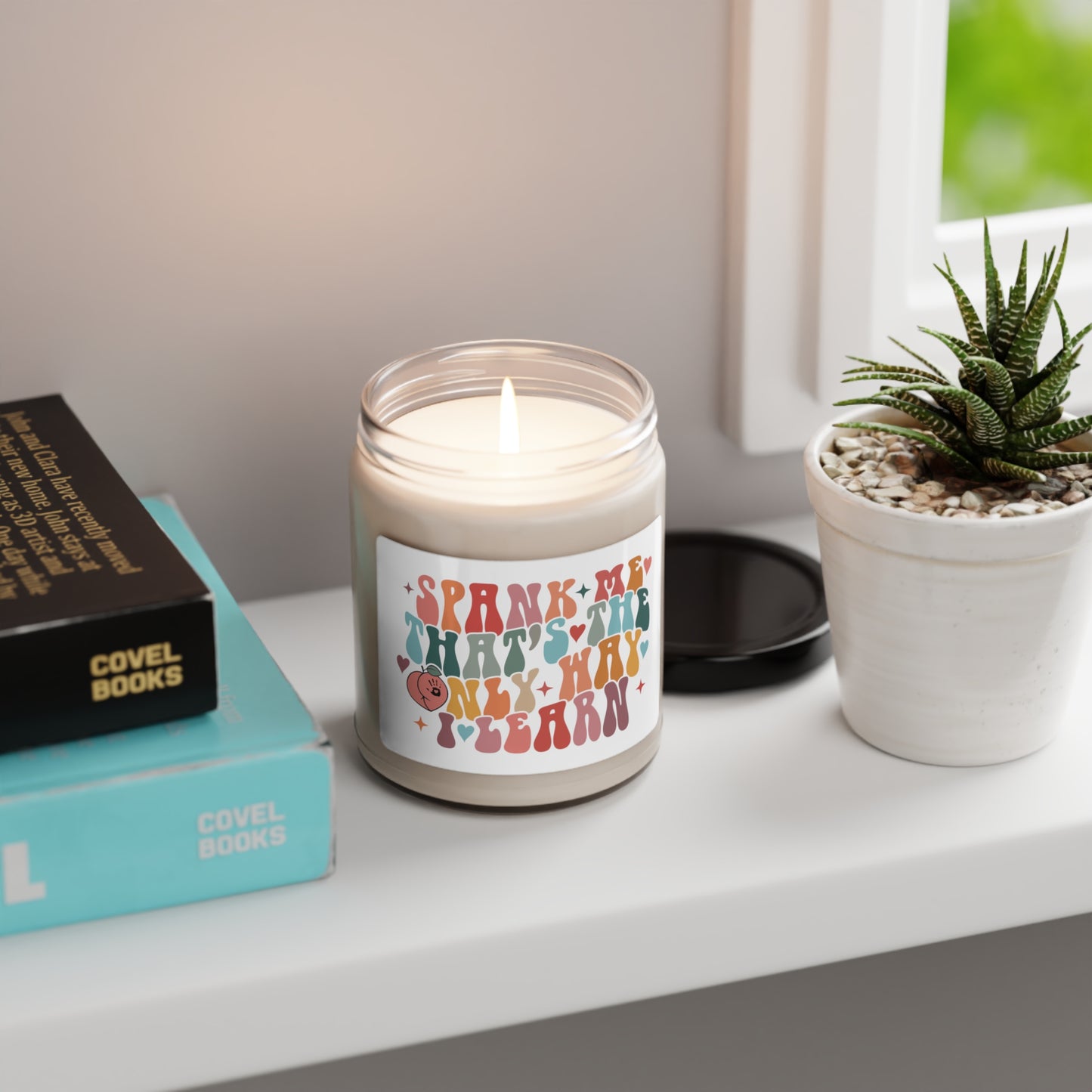 Spank Me That's The Only Way I'll Learn Booktok Good Girl Scented Soy Candle, 9oz