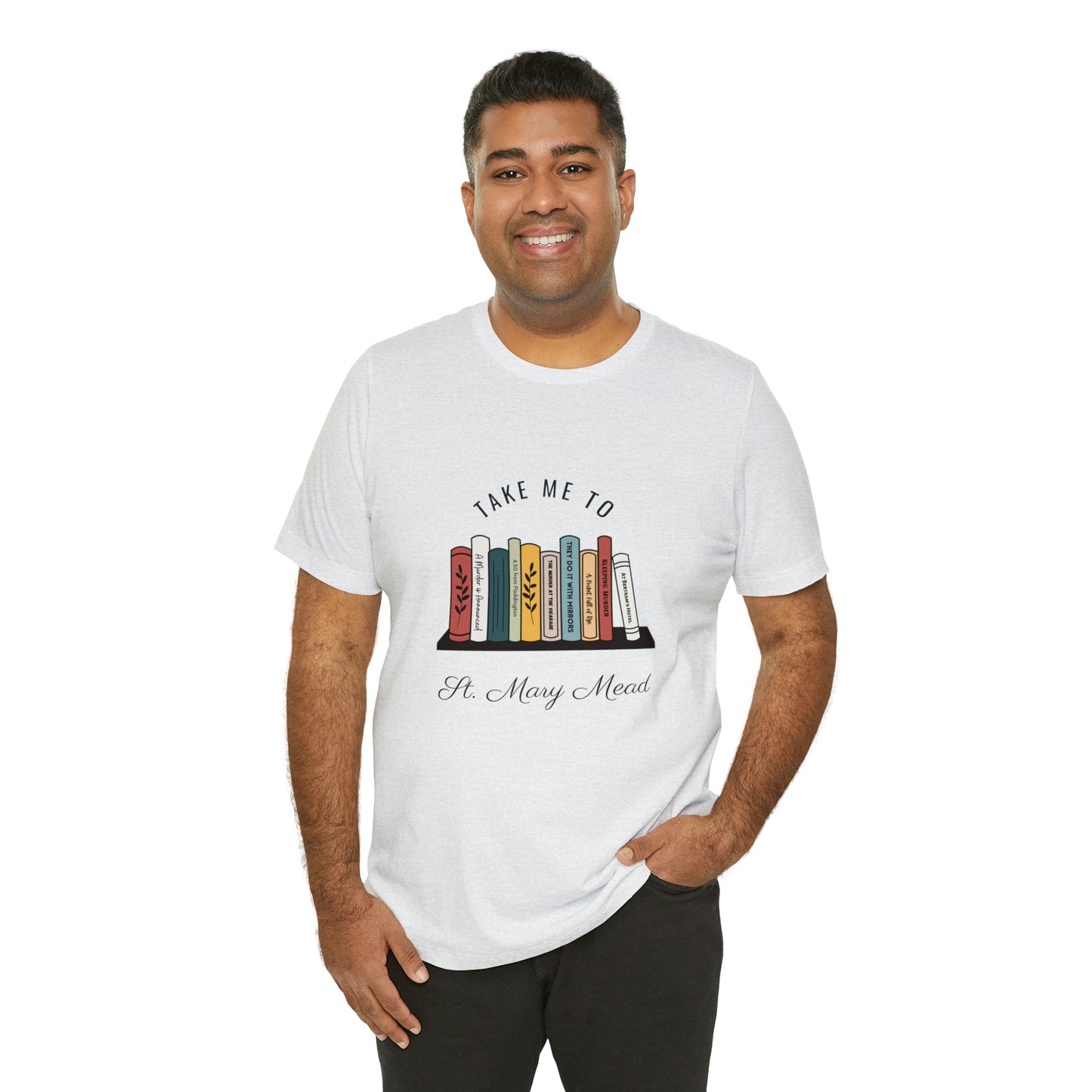 Miss Marple T Shirt, Take Me to St. Mary Mead T Shirt, Mystery Lover Gift, Poirot T Shirt, Agatha Christie T Shirt