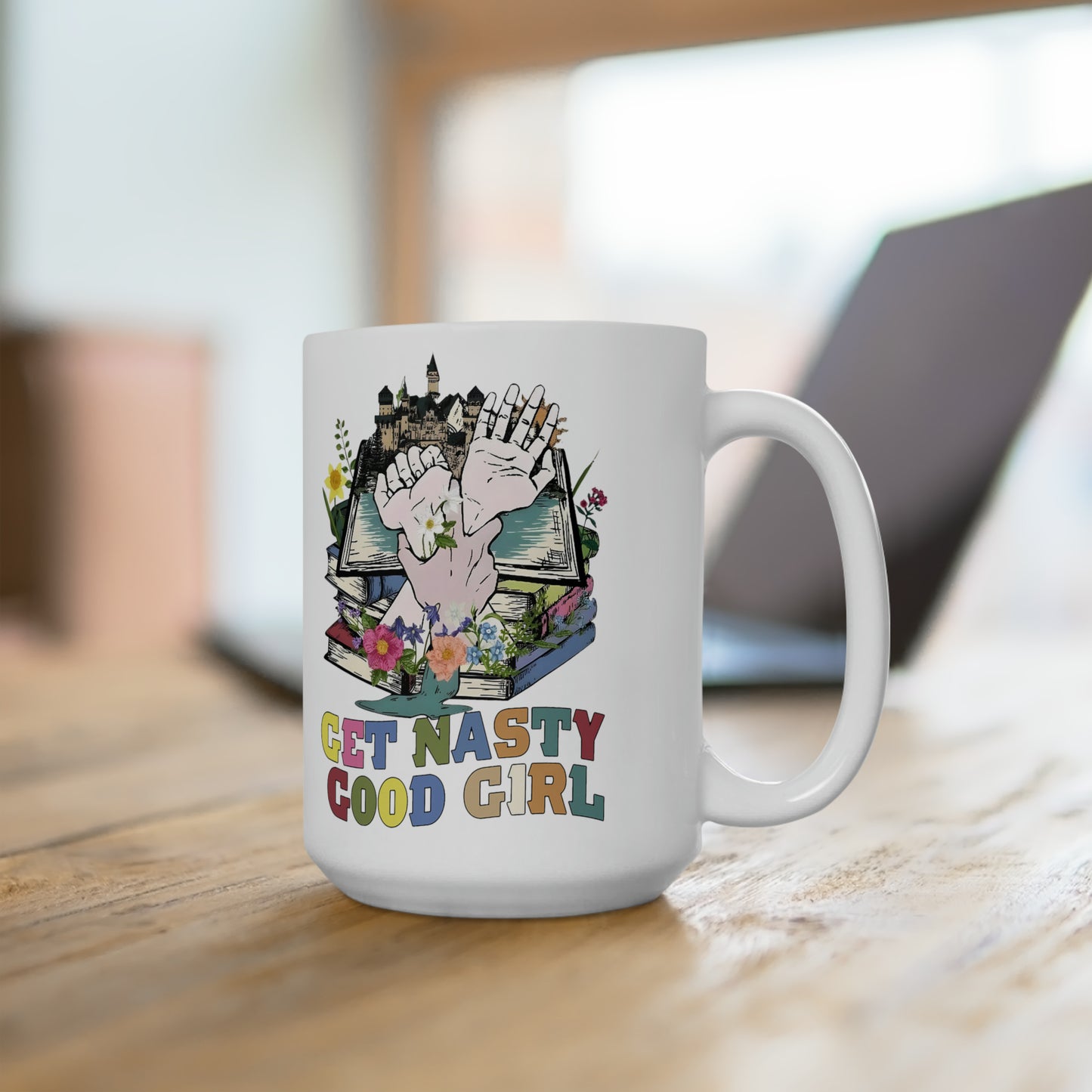 Get Nasty Good Girl Spicy Booktok Mug 15 oz.