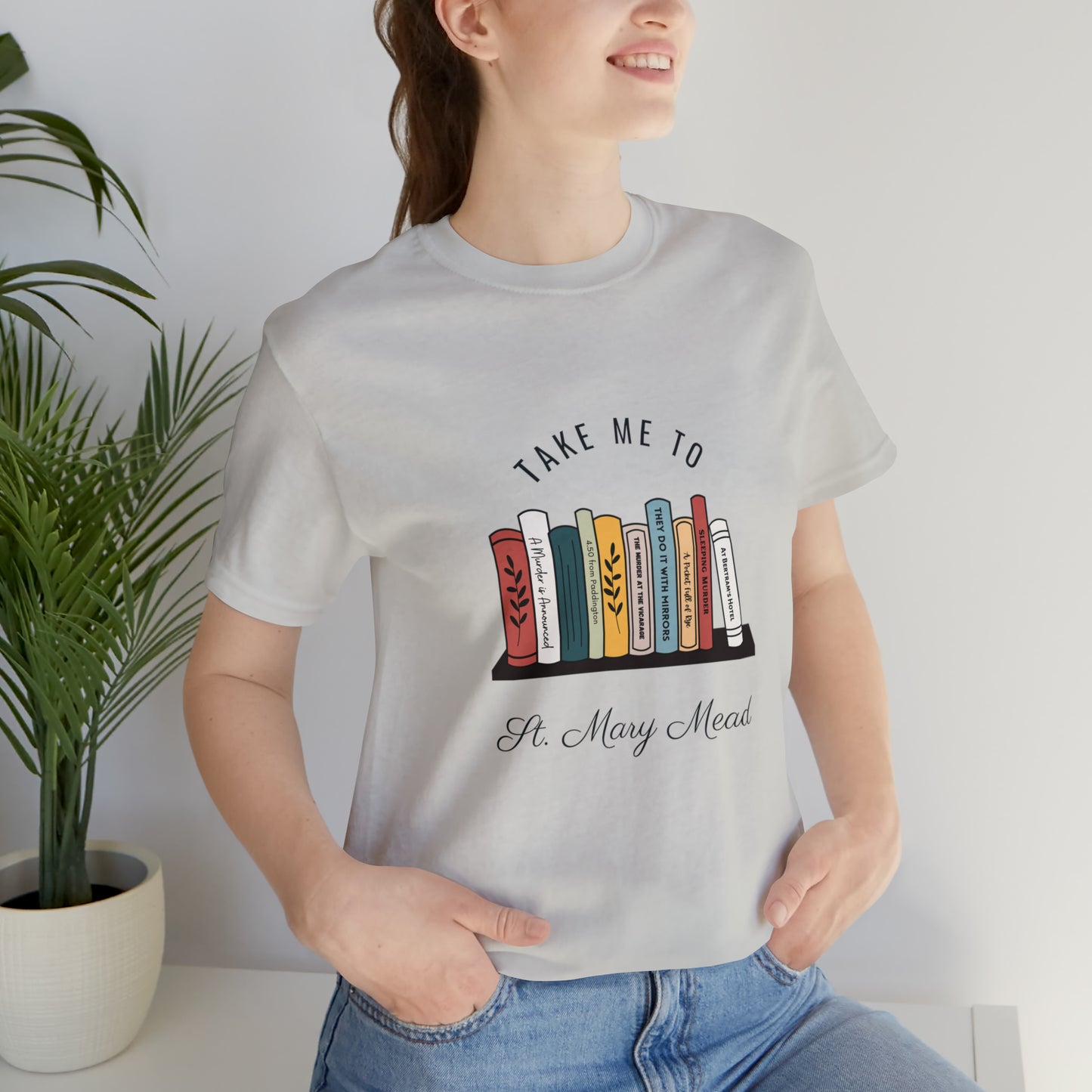 Miss Marple T Shirt, Take Me to St. Mary Mead T Shirt, Mystery Lover Gift, Poirot T Shirt, Agatha Christie T Shirt
