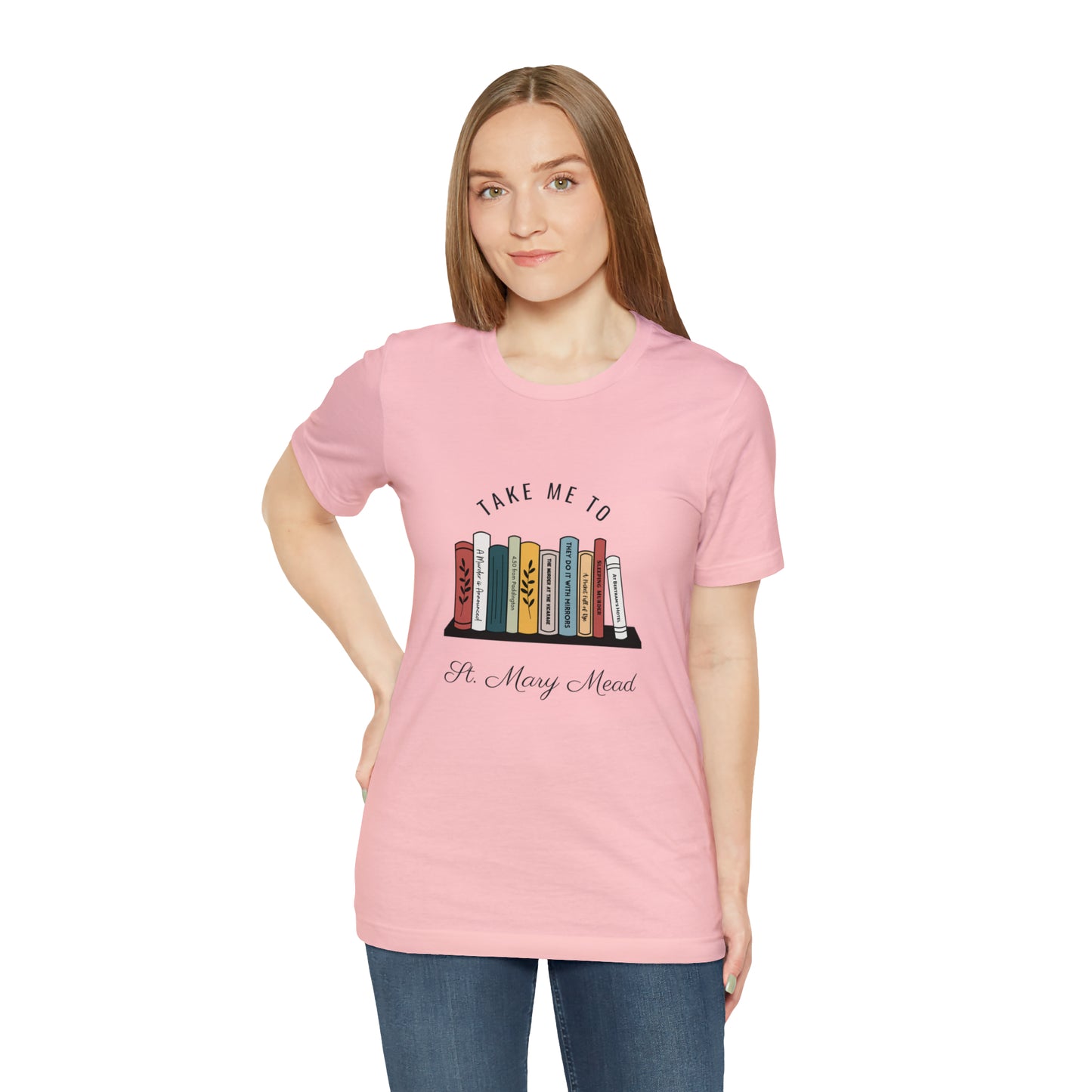 Miss Marple T Shirt, Take Me to St. Mary Mead T Shirt, Mystery Lover Gift, Poirot T Shirt, Agatha Christie T Shirt