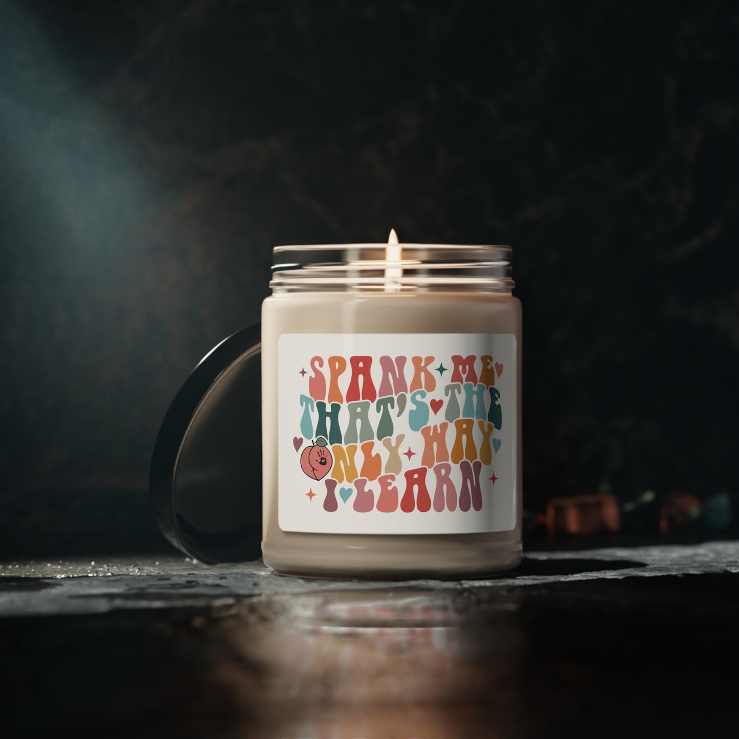 Spank Me That's The Only Way I'll Learn Booktok Good Girl Scented Soy Candle, 9oz
