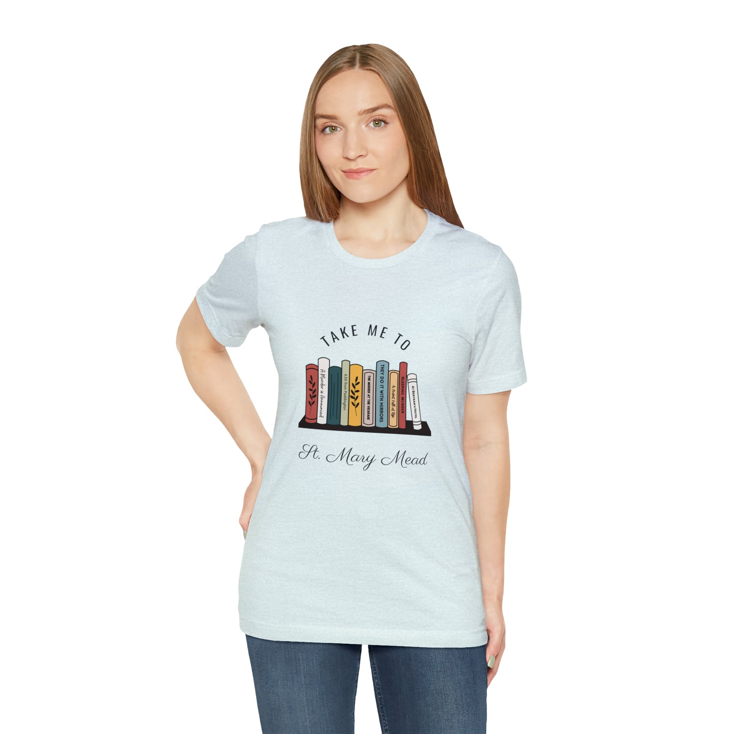 Miss Marple T Shirt, Take Me to St. Mary Mead T Shirt, Mystery Lover Gift, Poirot T Shirt, Agatha Christie T Shirt