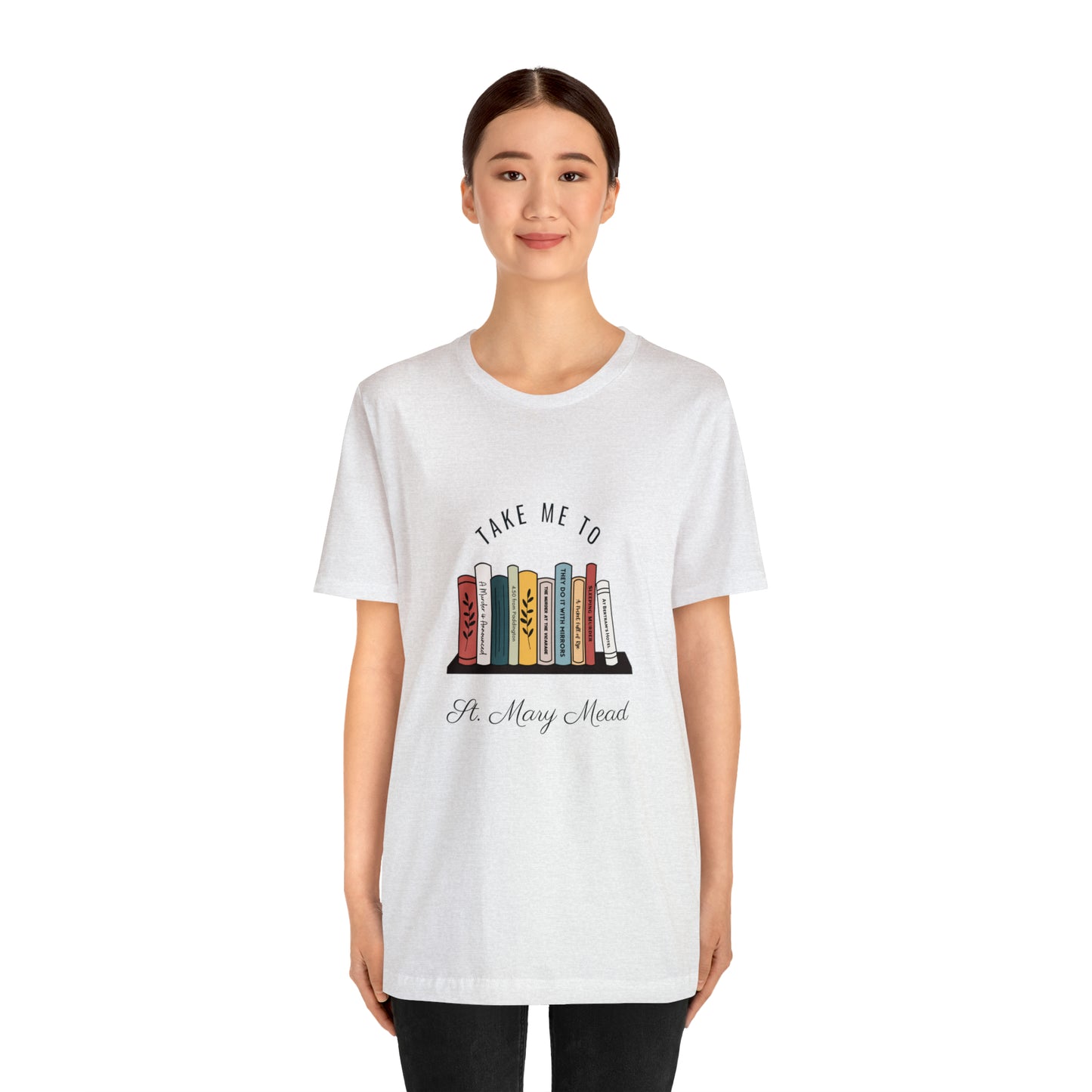 Miss Marple T Shirt, Take Me to St. Mary Mead T Shirt, Mystery Lover Gift, Poirot T Shirt, Agatha Christie T Shirt