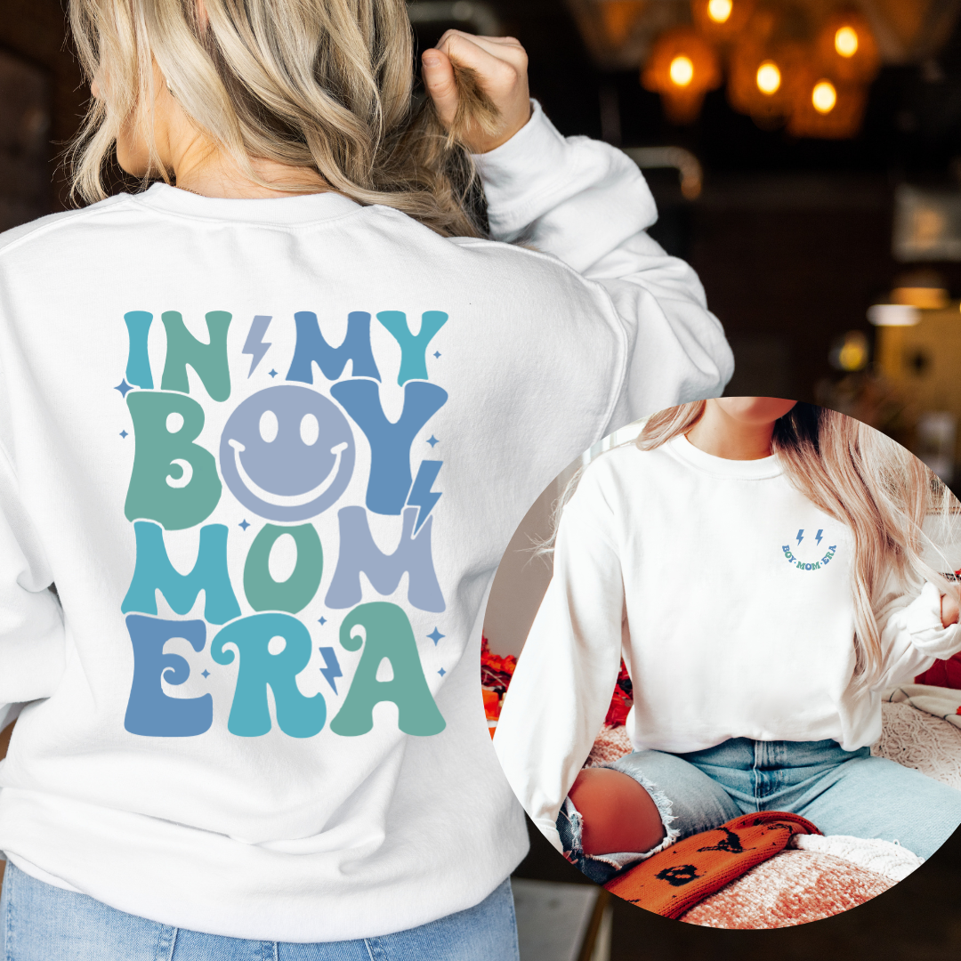 In My Boy Mom Era Sweatshirt, In My Mom Era Hoodie, Boy Mom Sweater, Boy Mom Club Sweater, Boy Mama Hoodie, New Mom Gift, Expecting Mom Gift