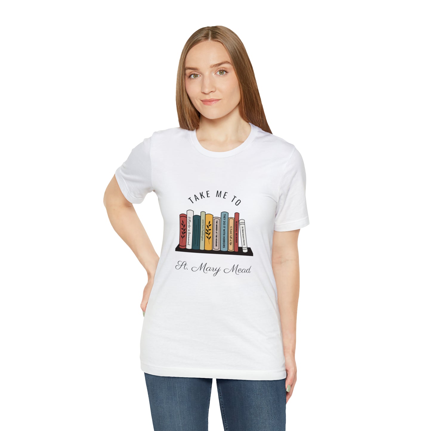 Miss Marple T Shirt, Take Me to St. Mary Mead T Shirt, Mystery Lover Gift, Poirot T Shirt, Agatha Christie T Shirt