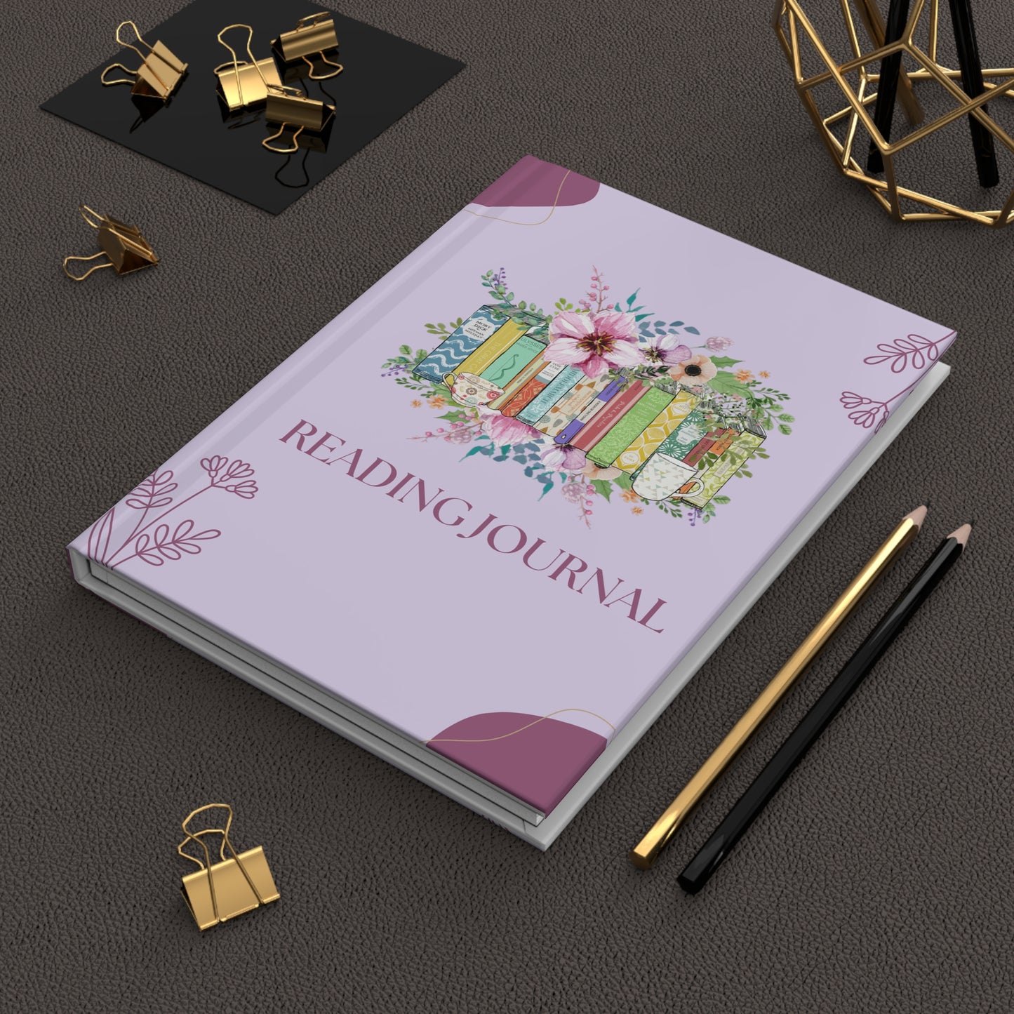 Book Lovers Reading Journal Hardcover Journal MatteReading Journal Green | Book Journal | Review | Journalling | Cottage Core | Booktok