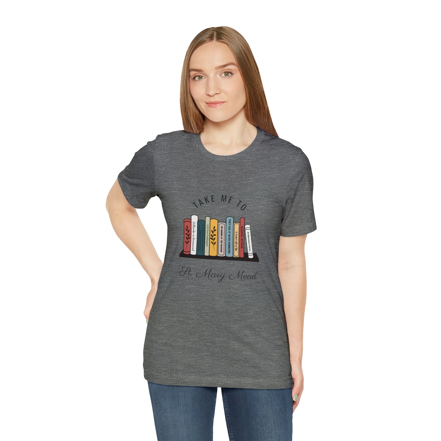 Miss Marple T Shirt, Take Me to St. Mary Mead T Shirt, Mystery Lover Gift, Poirot T Shirt, Agatha Christie T Shirt