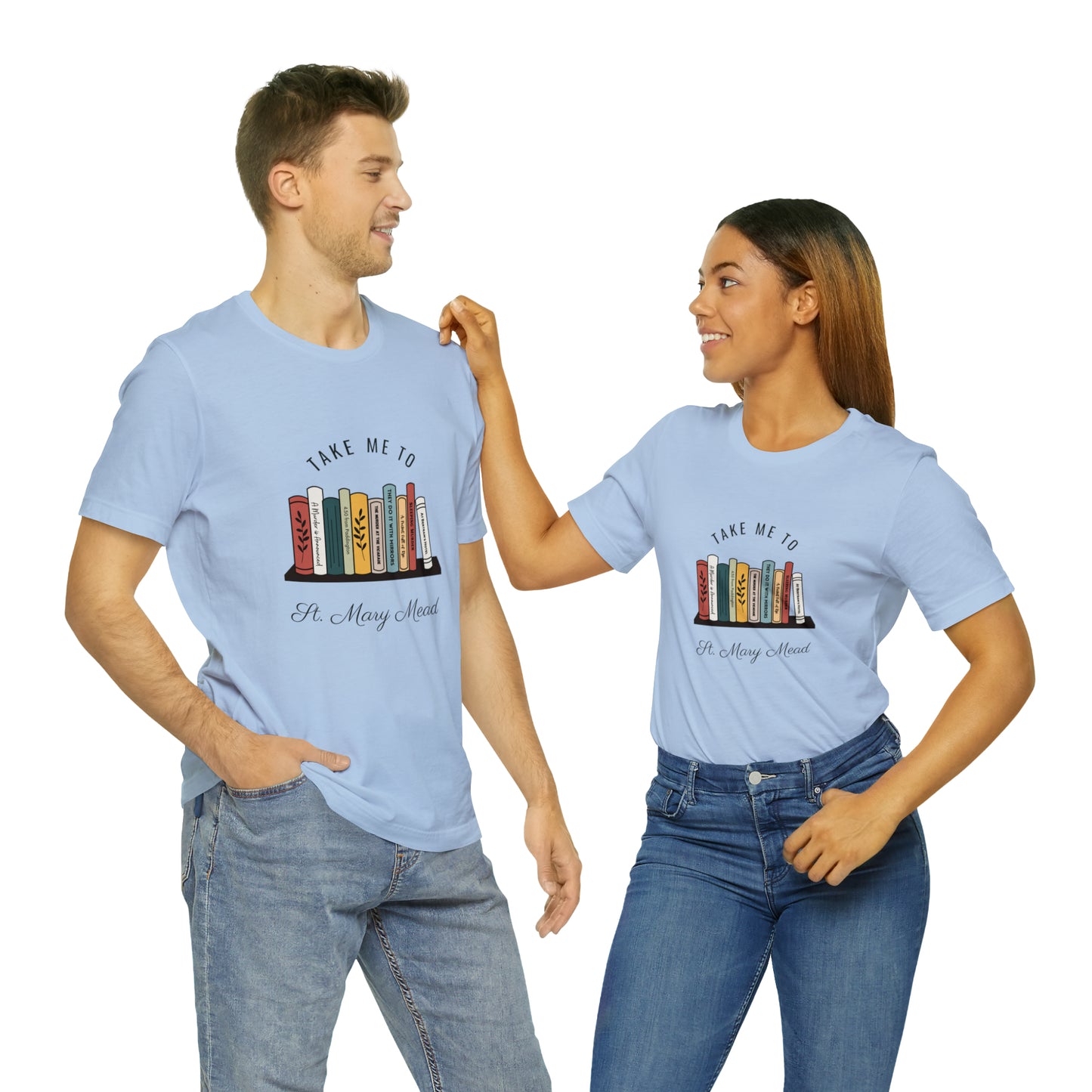 Miss Marple T Shirt, Take Me to St. Mary Mead T Shirt, Mystery Lover Gift, Poirot T Shirt, Agatha Christie T Shirt