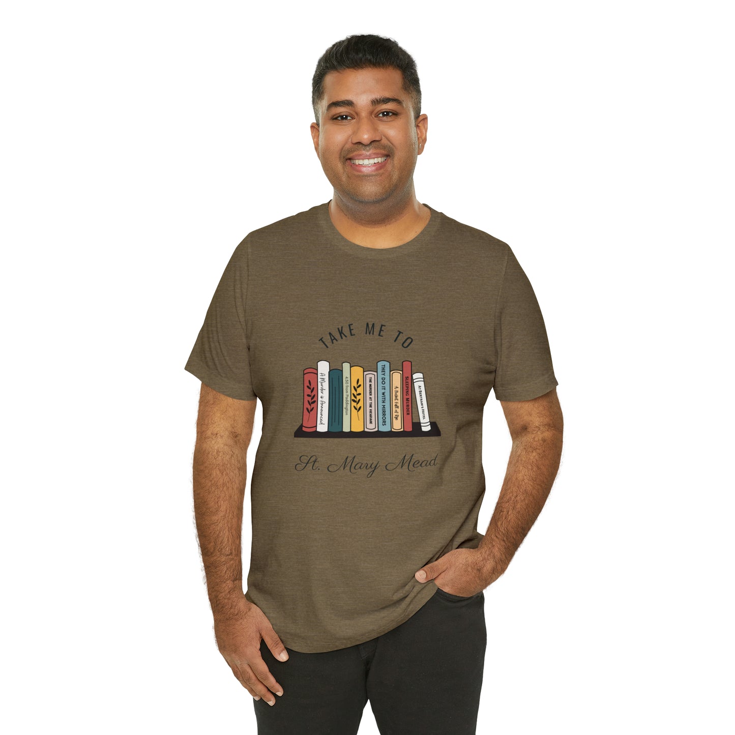 Miss Marple T Shirt, Take Me to St. Mary Mead T Shirt, Mystery Lover Gift, Poirot T Shirt, Agatha Christie T Shirt