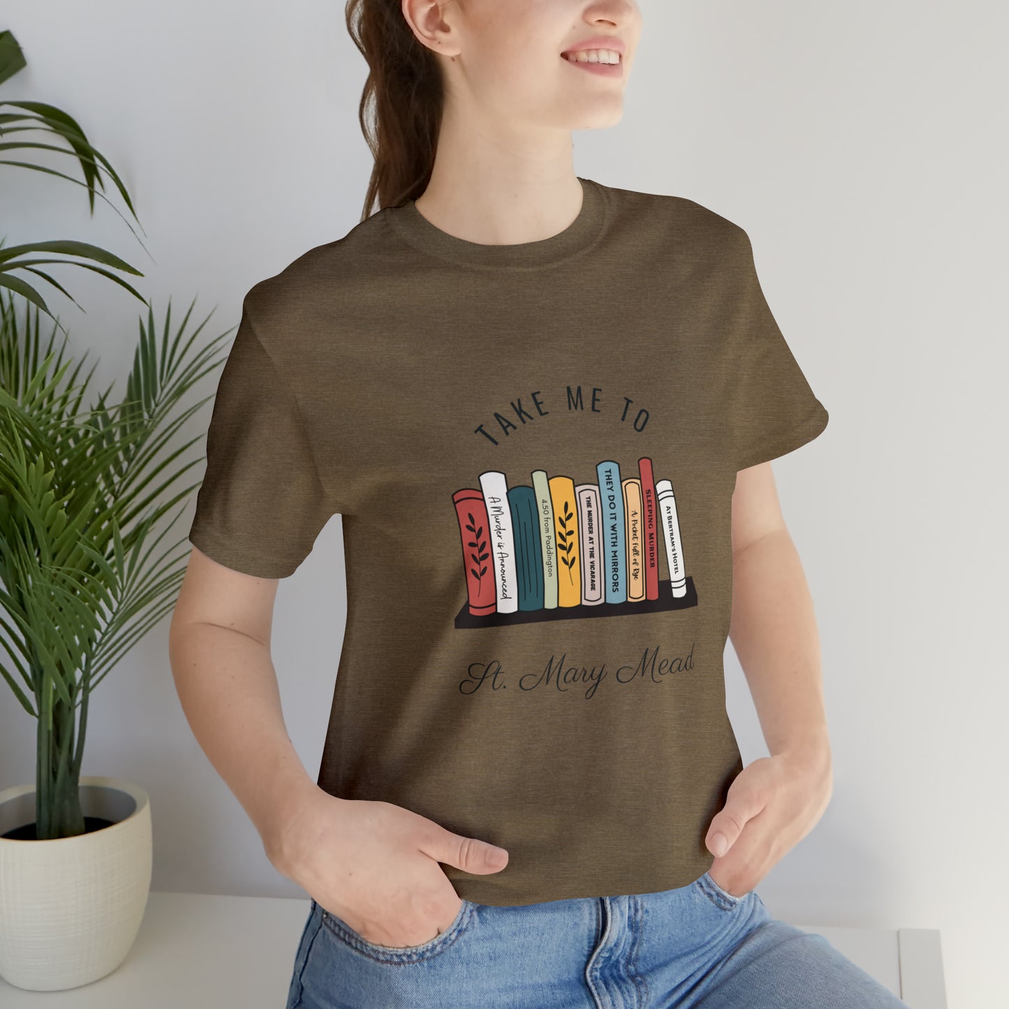 Miss Marple T Shirt, Take Me to St. Mary Mead T Shirt, Mystery Lover Gift, Poirot T Shirt, Agatha Christie T Shirt
