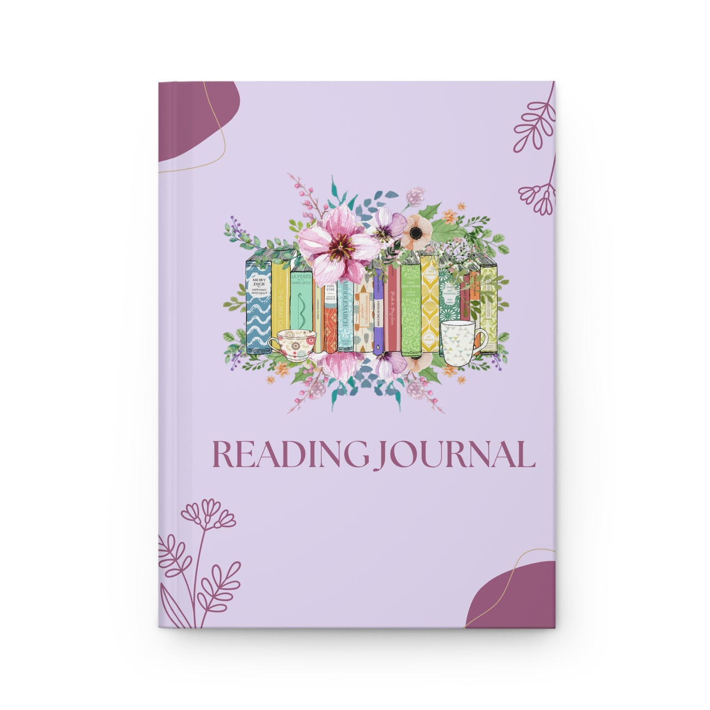 Book Lovers Reading Journal Hardcover Journal MatteReading Journal Green | Book Journal | Review | Journalling | Cottage Core | Booktok