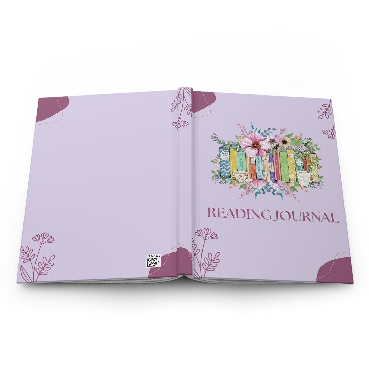 Book Lovers Reading Journal Hardcover Journal MatteReading Journal Green | Book Journal | Review | Journalling | Cottage Core | Booktok