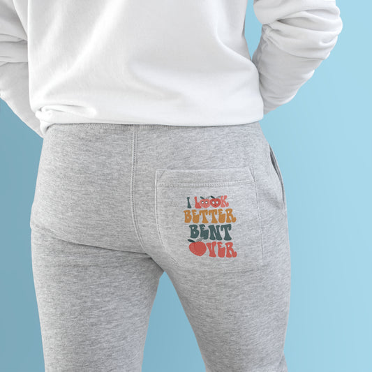 I Look Better Bent Over Women's Spicy Book Lover Fleece Joggers, Good Girl, BDSM, Smut Lover, Romance Book Lover