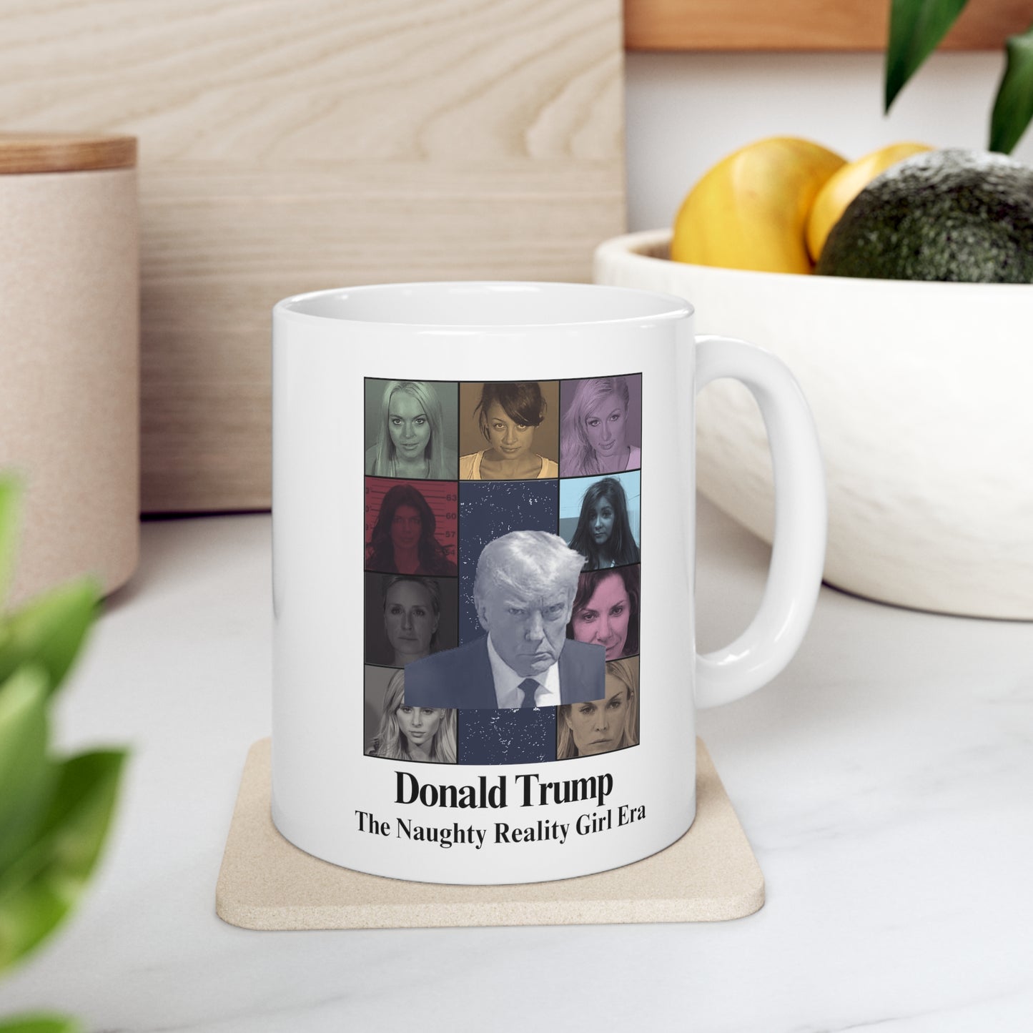 Mug Shot Coffee Mug, Funny Liberal Coffee Mug, Donald Trump the Eras Tour, Mug Shot Coffee Mug, Bravo Mug