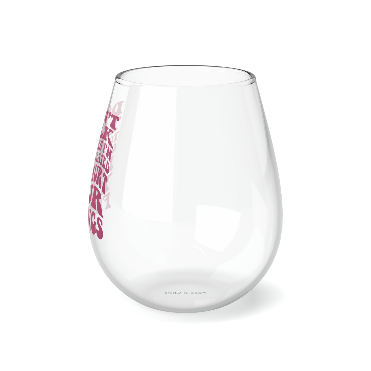 Stemless Wine Glass, 11.75oz