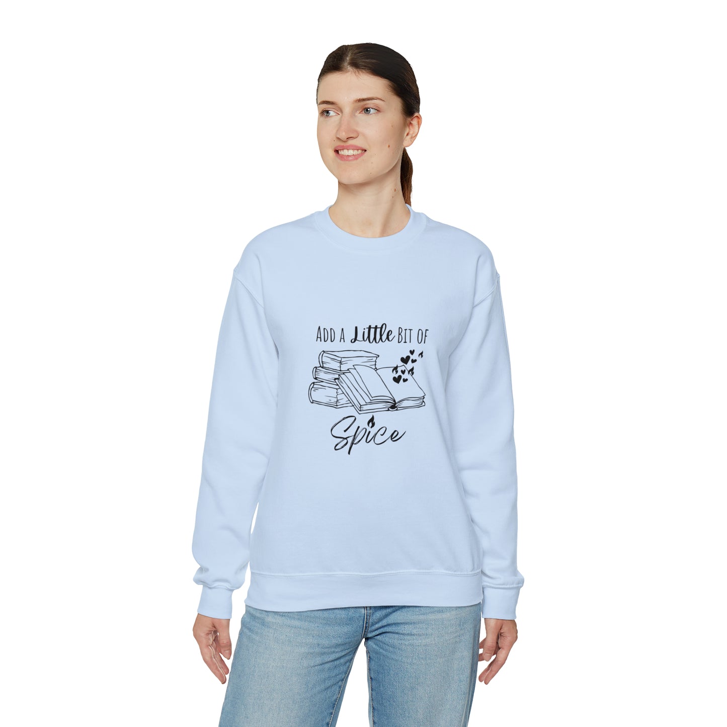 Add a Little Bit of Spice Book Lover Women's Sweatshirt | Spicy Books Gift| Smutty Book Lover Gifts