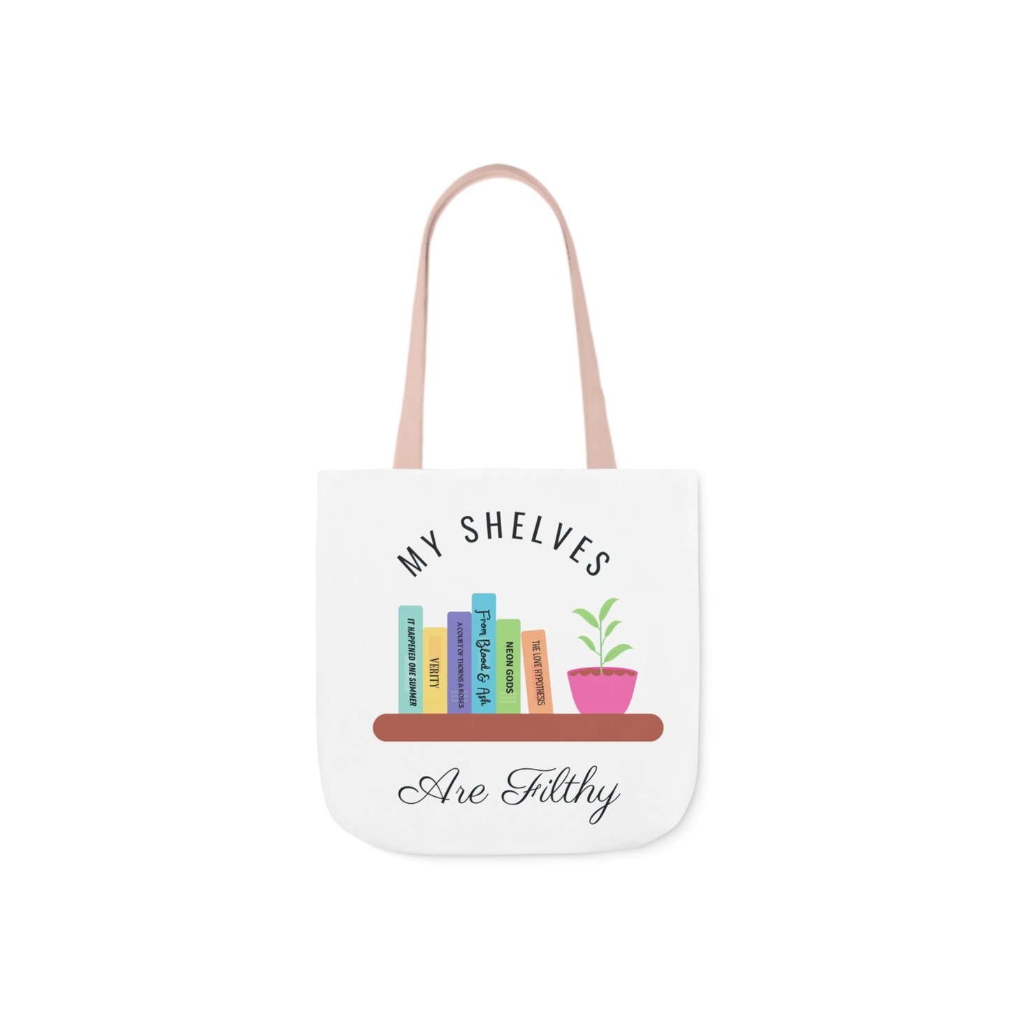 My Shelves Are Filthy Boo Tok Canvas Tote Bag, Smutty Books Tote Bag, Spicy Books Tote Bag, Book Lover Tote Bag