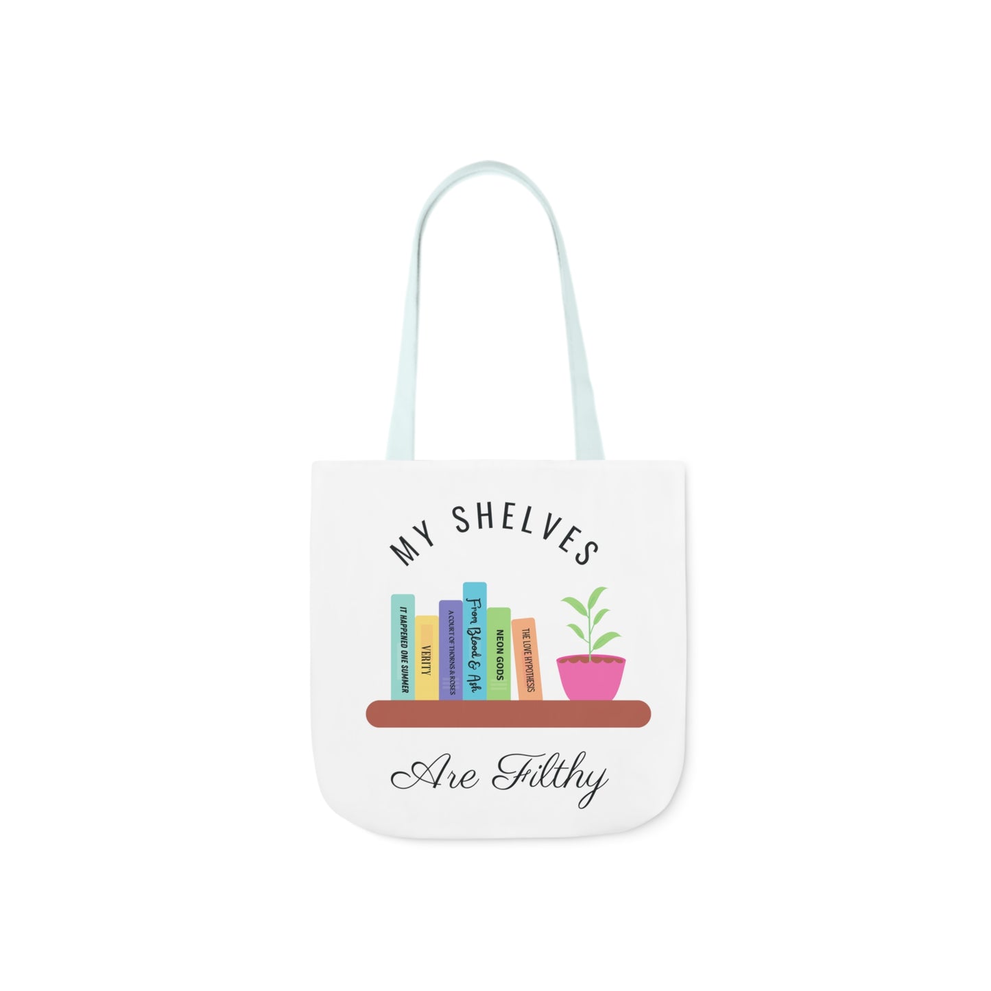My Shelves Are Filthy Boo Tok Canvas Tote Bag, Smutty Books Tote Bag, Spicy Books Tote Bag, Book Lover Tote Bag