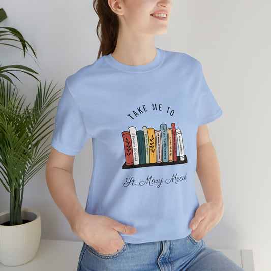 Miss Marple T Shirt, Take Me to St. Mary Mead T Shirt, Mystery Lover Gift, Poirot T Shirt, Agatha Christie T Shirt