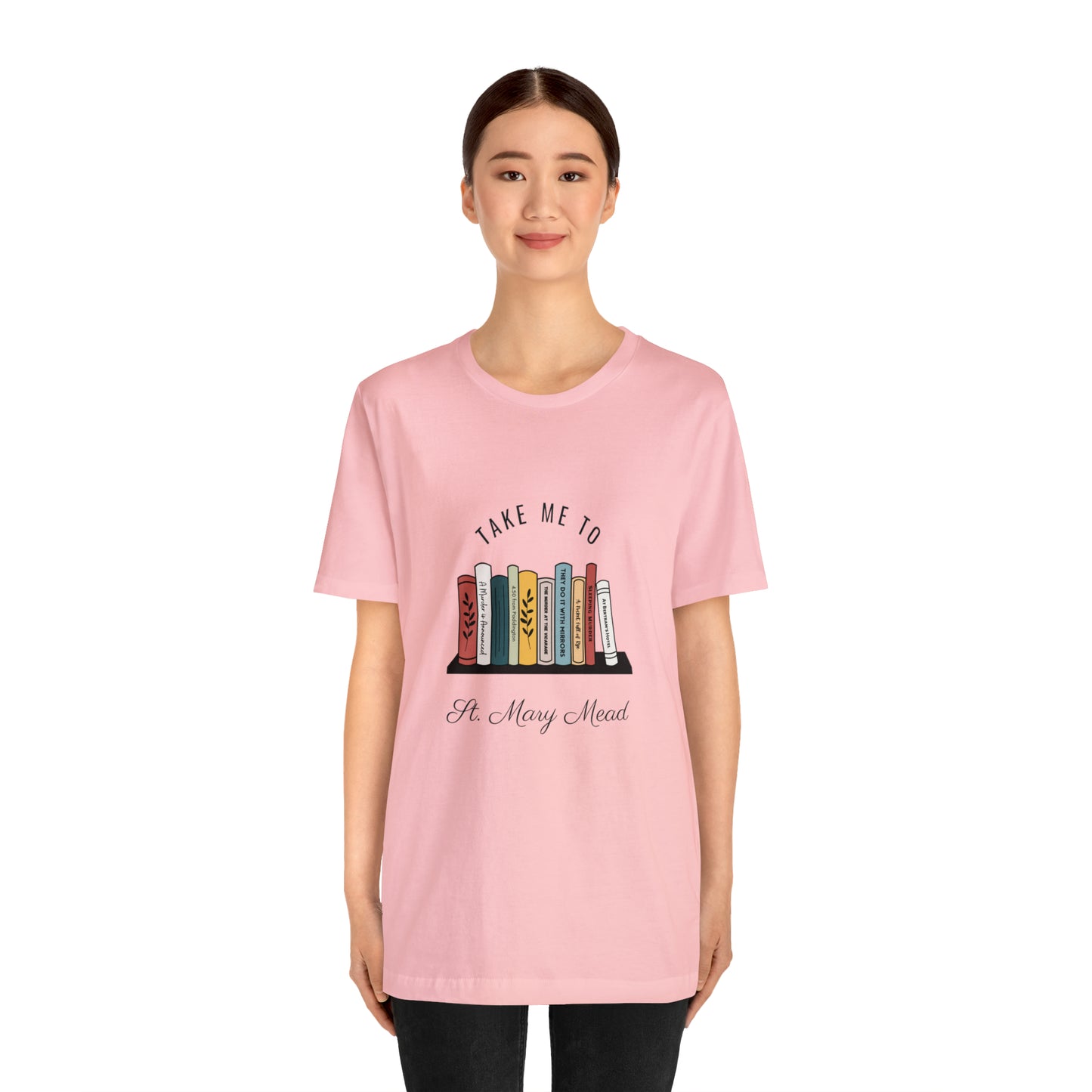 Miss Marple T Shirt, Take Me to St. Mary Mead T Shirt, Mystery Lover Gift, Poirot T Shirt, Agatha Christie T Shirt