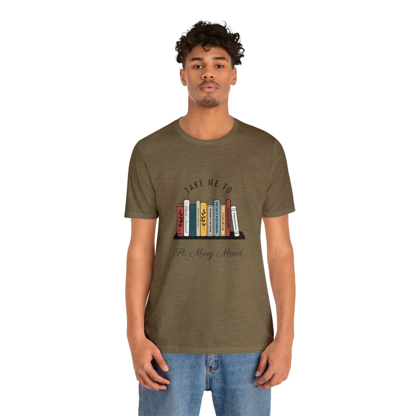 Miss Marple T Shirt, Take Me to St. Mary Mead T Shirt, Mystery Lover Gift, Poirot T Shirt, Agatha Christie T Shirt