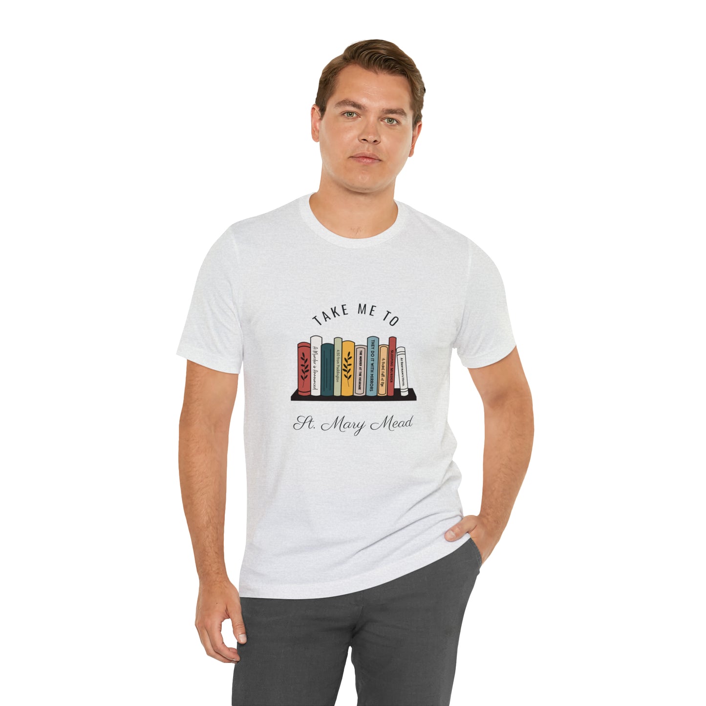 Miss Marple T Shirt, Take Me to St. Mary Mead T Shirt, Mystery Lover Gift, Poirot T Shirt, Agatha Christie T Shirt