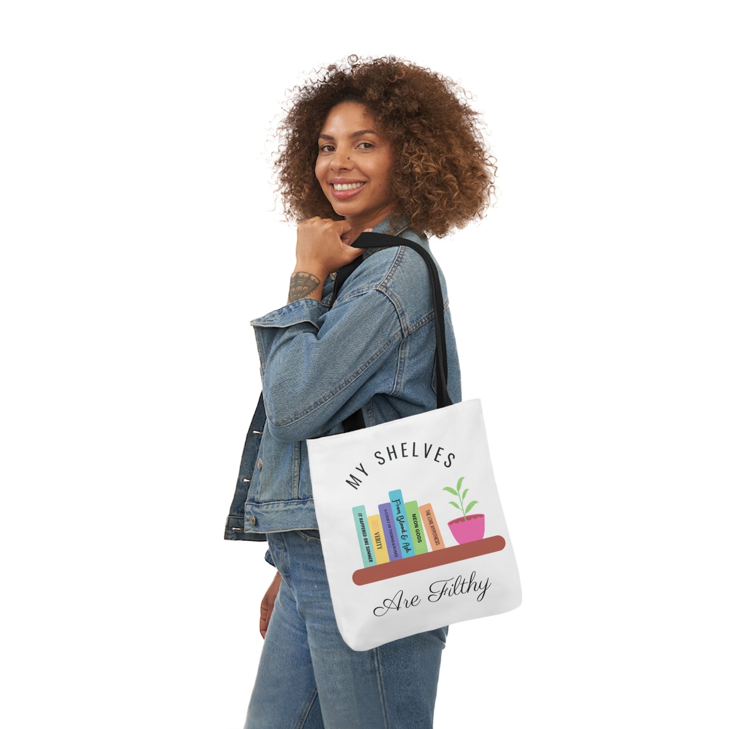 My Shelves Are Filthy Boo Tok Canvas Tote Bag, Smutty Books Tote Bag, Spicy Books Tote Bag, Book Lover Tote Bag