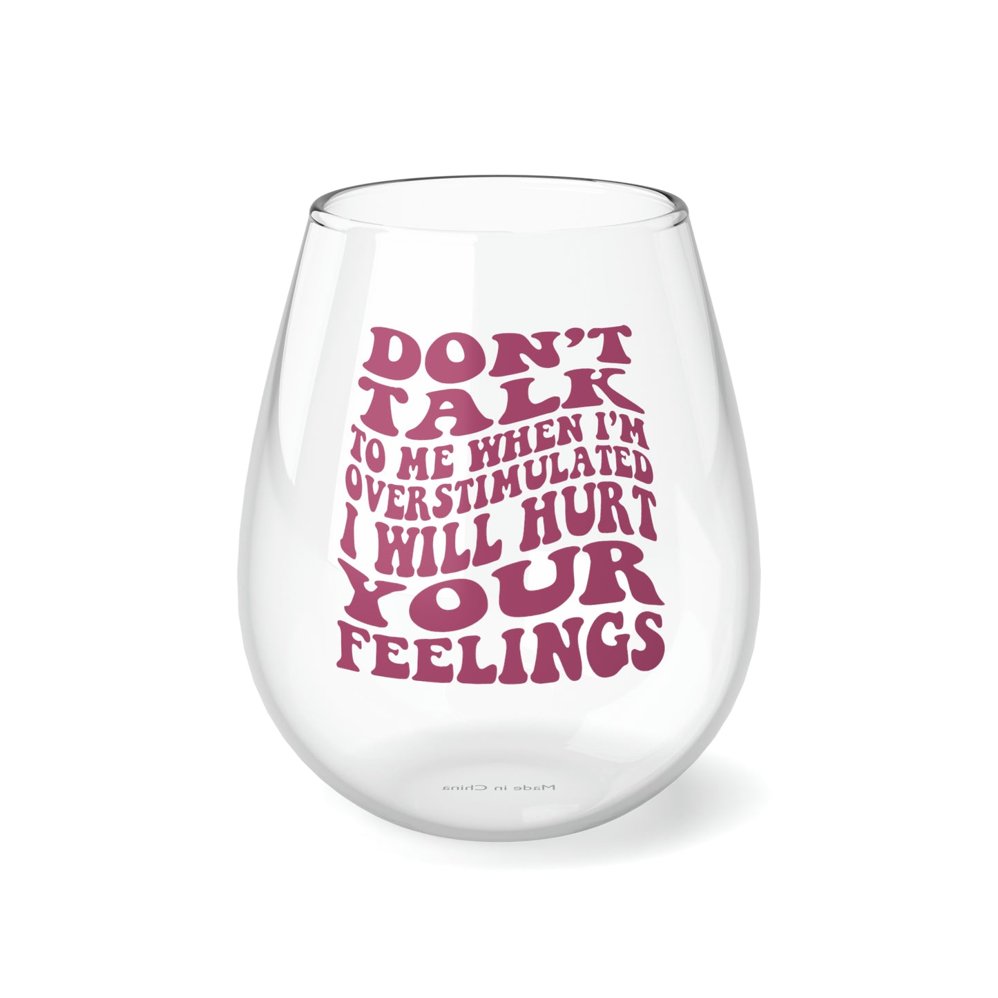 Stemless Wine Glass, 11.75oz