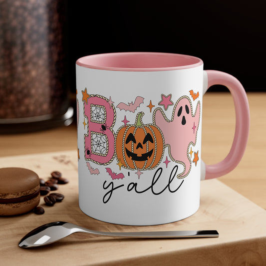 Boo Ya'll Halloween Coffee Mug, Cowboy Coffee Mug, Cute Fall Coffee Mug, Halloween Coffee Mug Gift, Funny Halloween Coffee Mug
