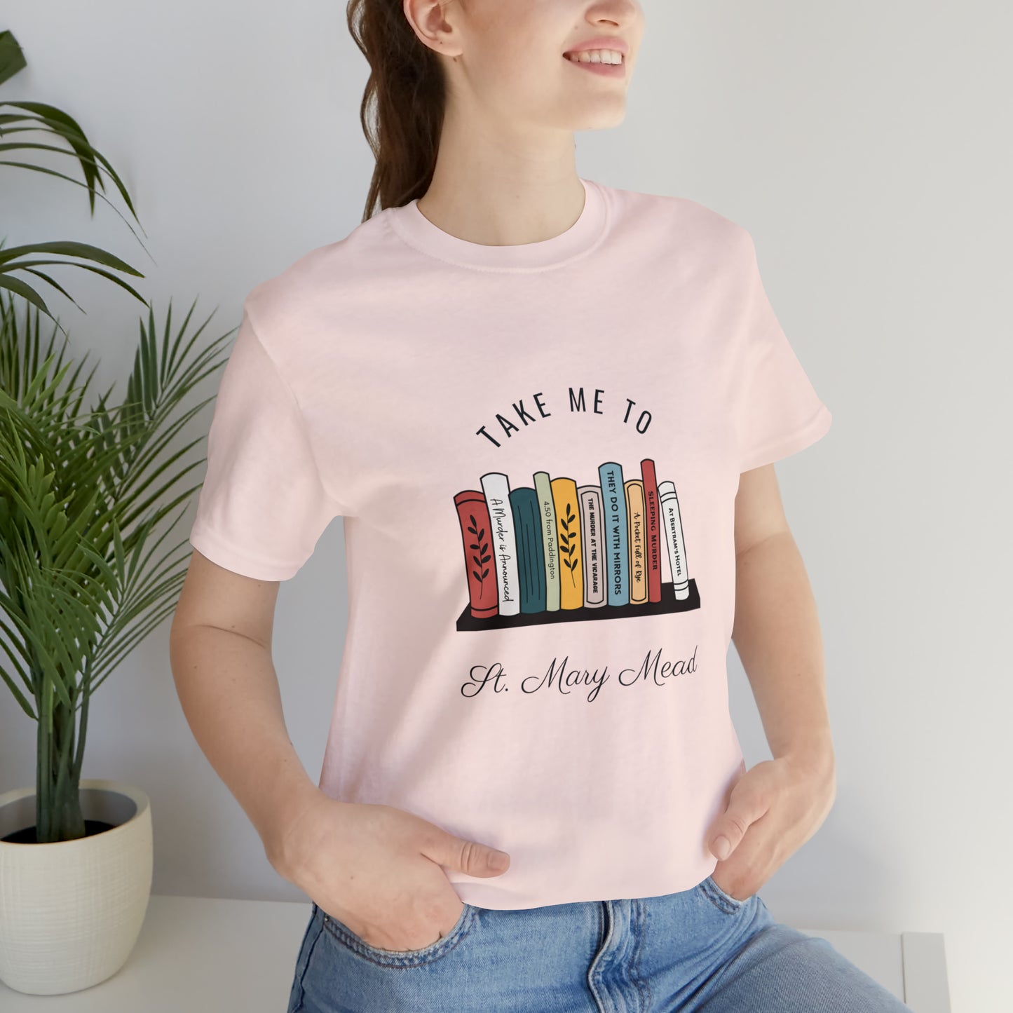 Miss Marple T Shirt, Take Me to St. Mary Mead T Shirt, Mystery Lover Gift, Poirot T Shirt, Agatha Christie T Shirt