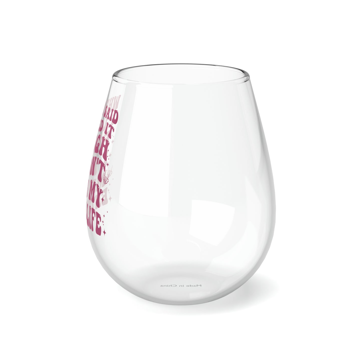 Stemless Wine Glass, 11.75oz