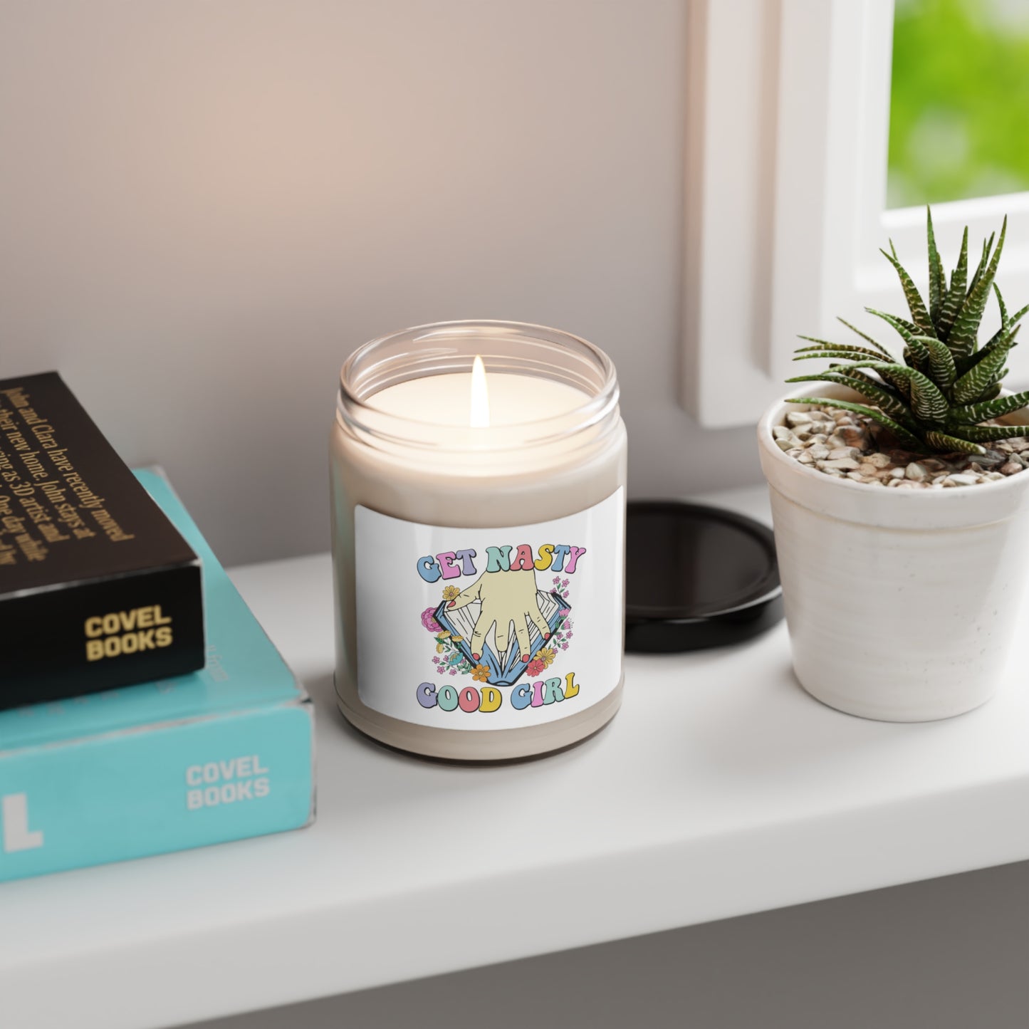 Get Nasty Good Girl Spicy Book Lover Scented Soy Candle, 9oz