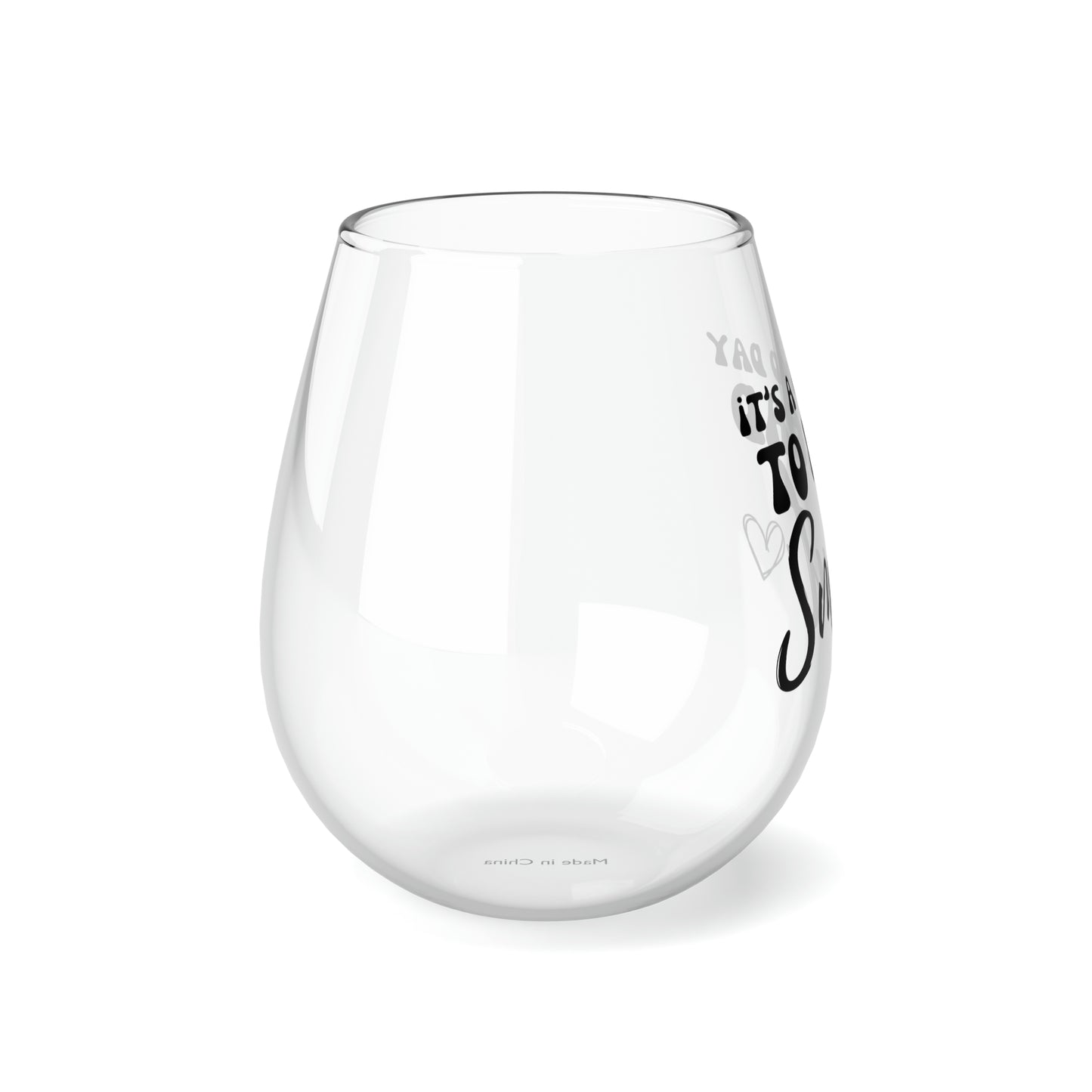 Stemless Wine Glass, 11.75oz