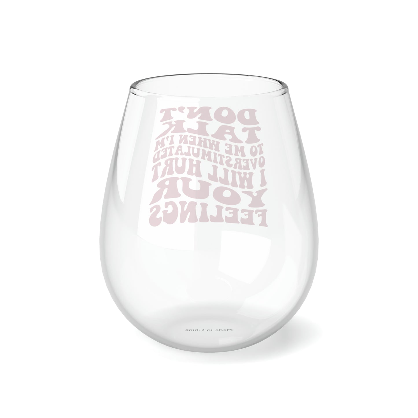 Stemless Wine Glass, 11.75oz