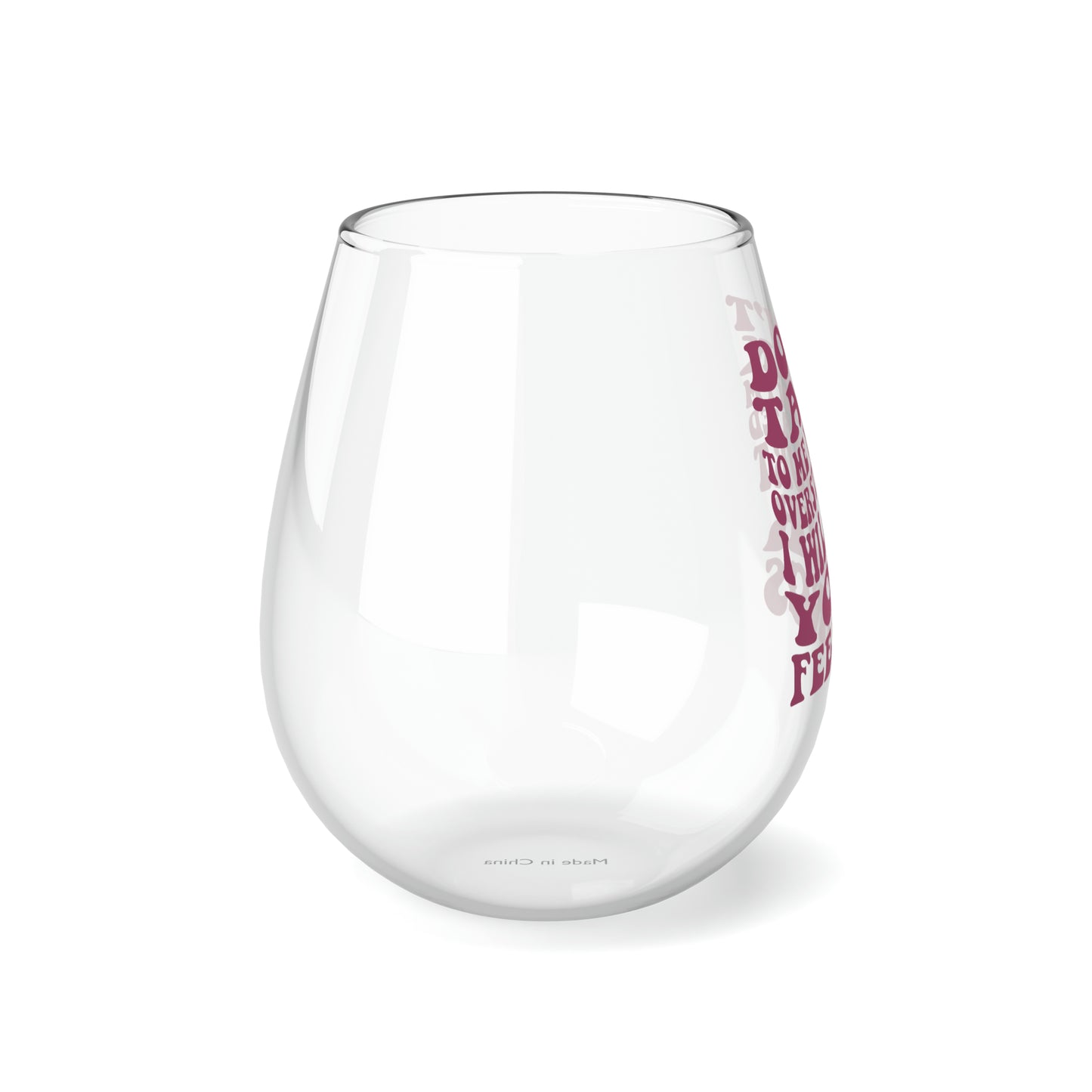 Stemless Wine Glass, 11.75oz