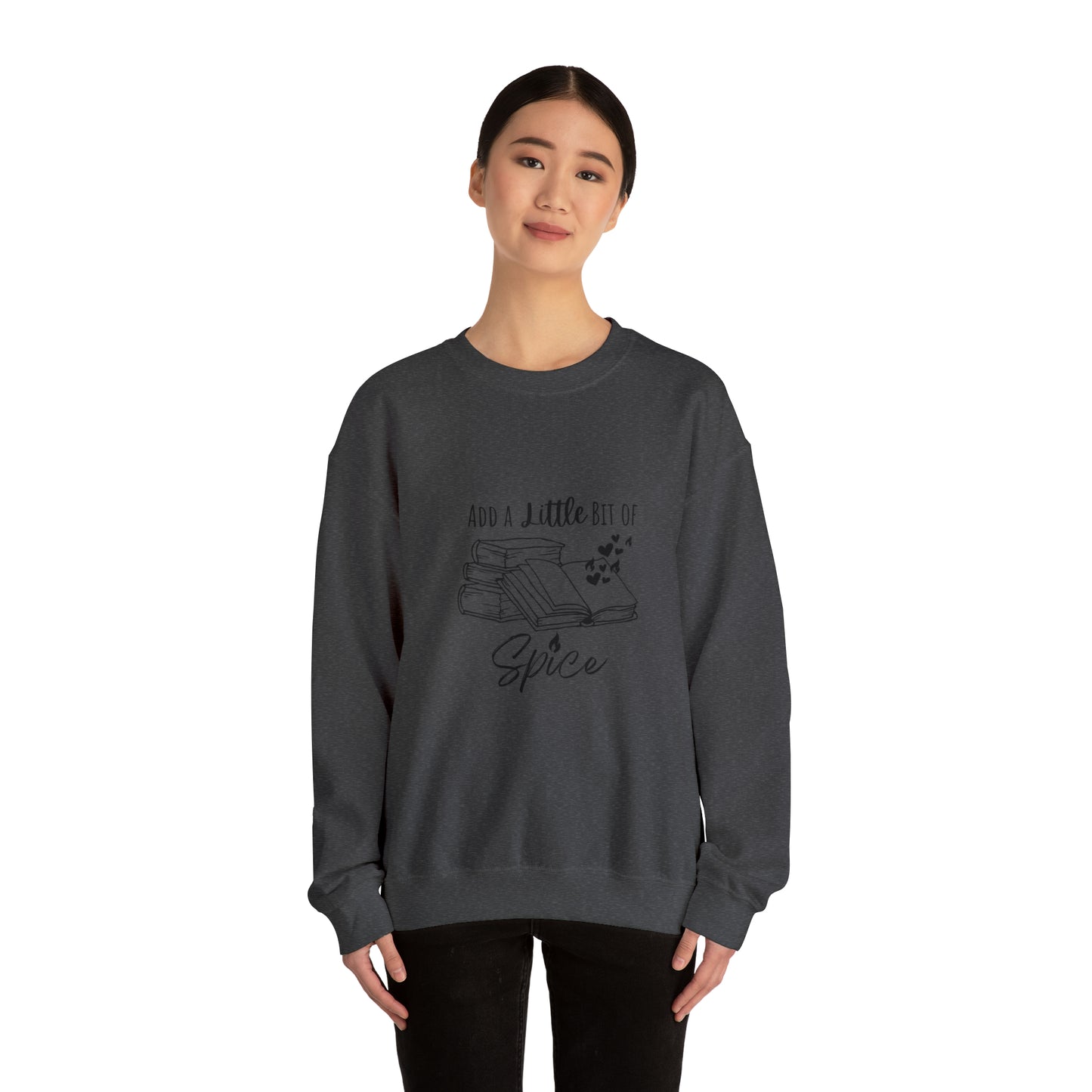 Add a Little Bit of Spice Book Lover Women's Sweatshirt | Spicy Books Gift| Smutty Book Lover Gifts