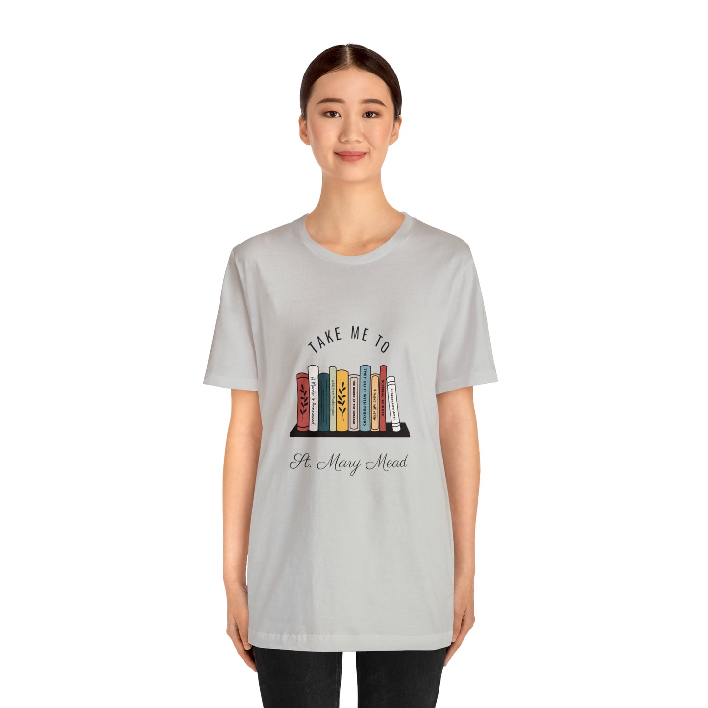 Miss Marple T Shirt, Take Me to St. Mary Mead T Shirt, Mystery Lover Gift, Poirot T Shirt, Agatha Christie T Shirt