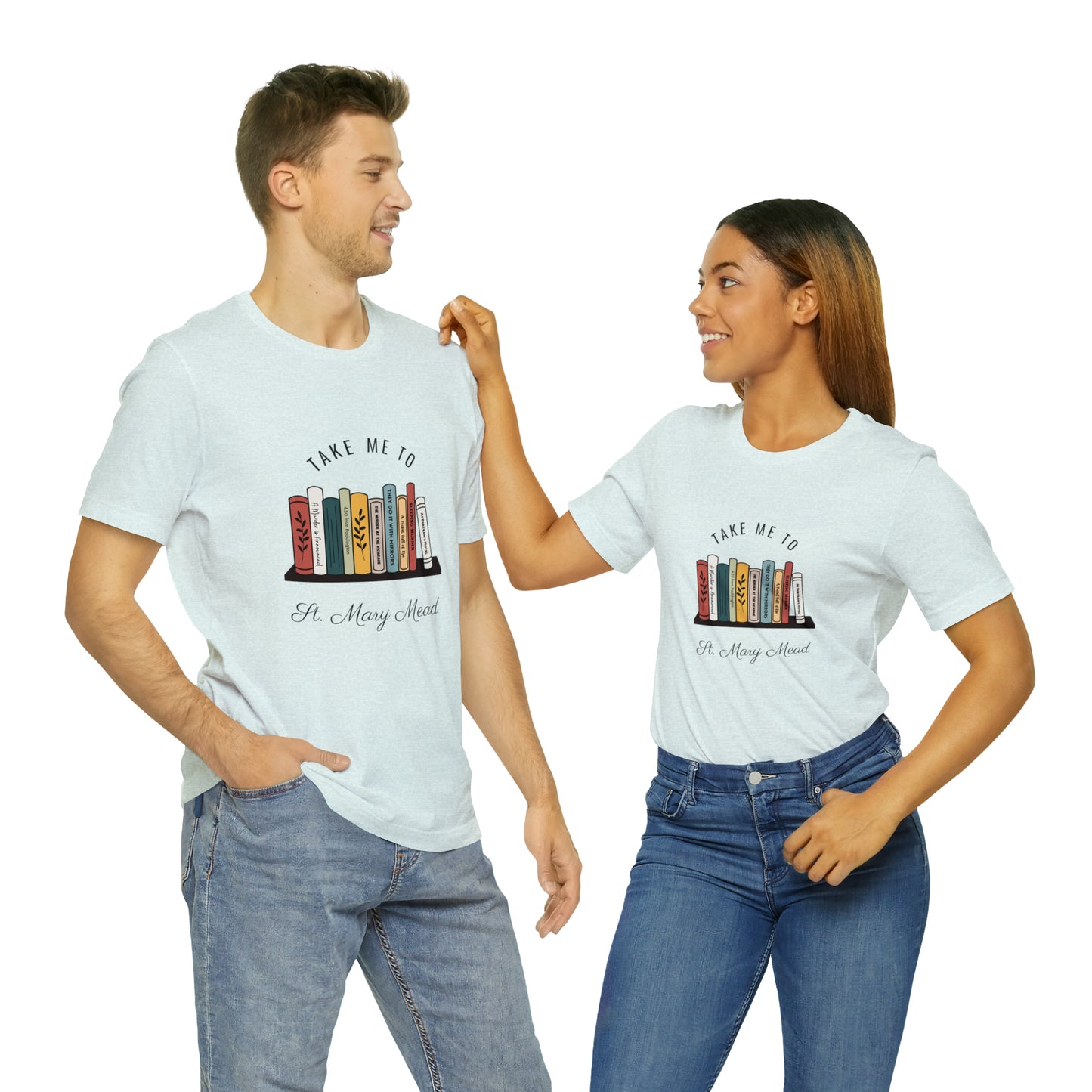 Miss Marple T Shirt, Take Me to St. Mary Mead T Shirt, Mystery Lover Gift, Poirot T Shirt, Agatha Christie T Shirt