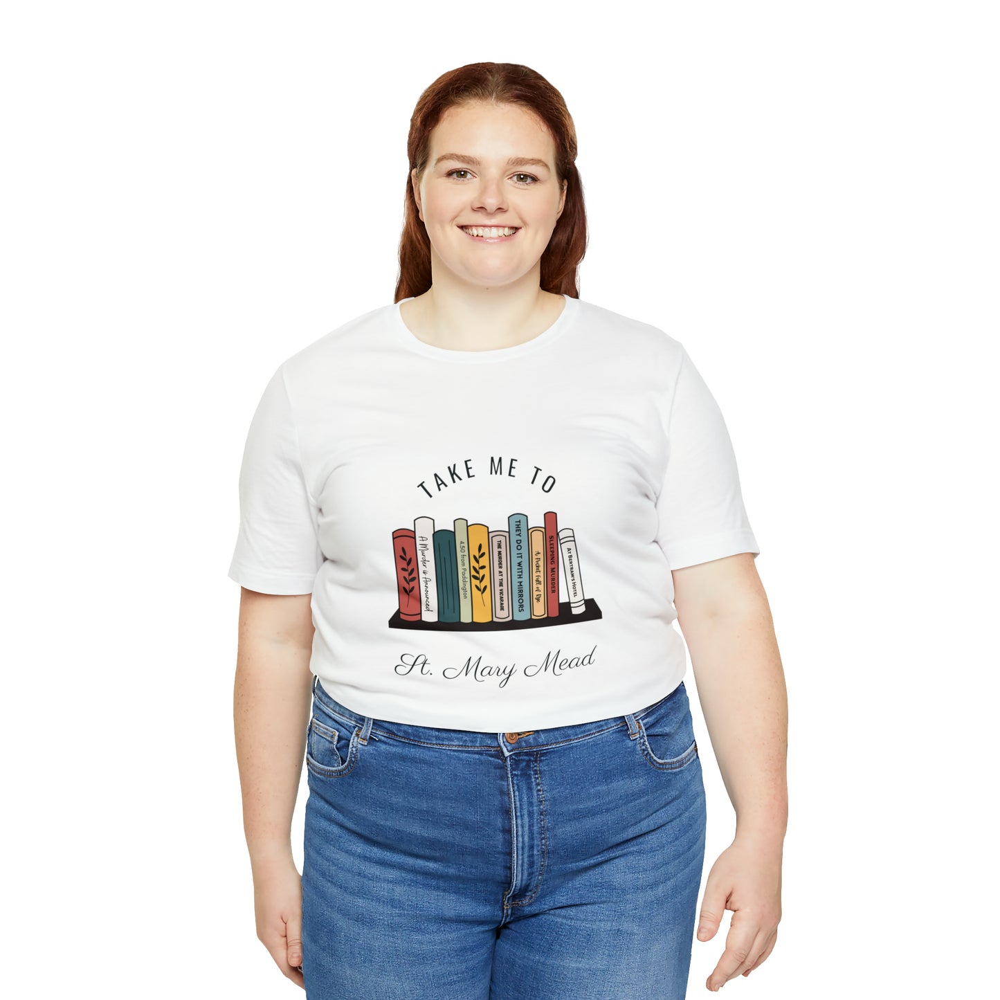 Miss Marple T Shirt, Take Me to St. Mary Mead T Shirt, Mystery Lover Gift, Poirot T Shirt, Agatha Christie T Shirt