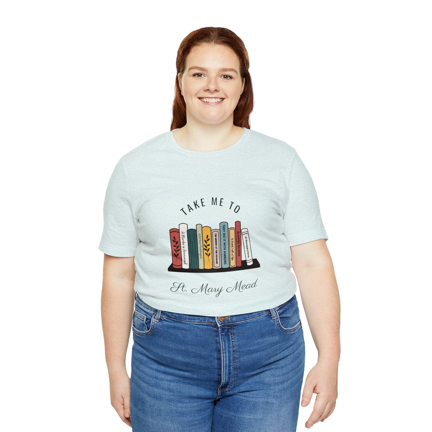 Miss Marple T Shirt, Take Me to St. Mary Mead T Shirt, Mystery Lover Gift, Poirot T Shirt, Agatha Christie T Shirt