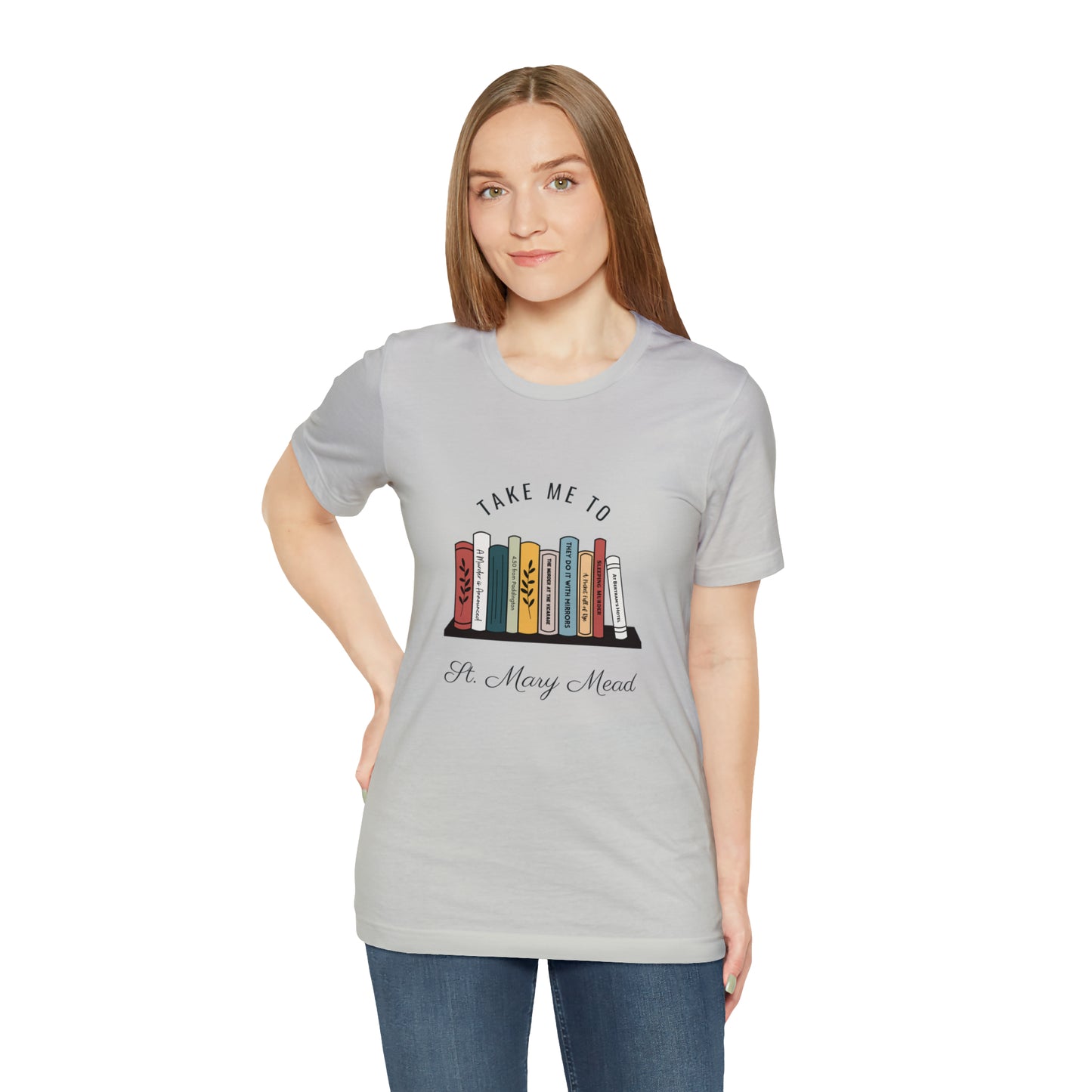 Miss Marple T Shirt, Take Me to St. Mary Mead T Shirt, Mystery Lover Gift, Poirot T Shirt, Agatha Christie T Shirt