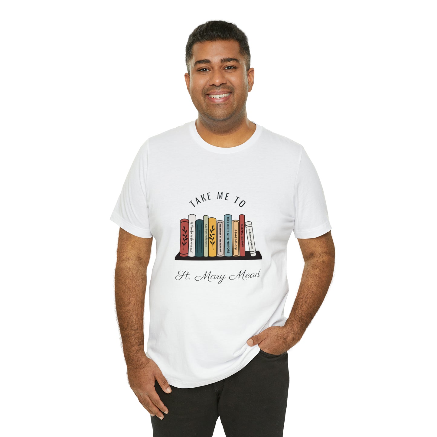 Miss Marple T Shirt, Take Me to St. Mary Mead T Shirt, Mystery Lover Gift, Poirot T Shirt, Agatha Christie T Shirt