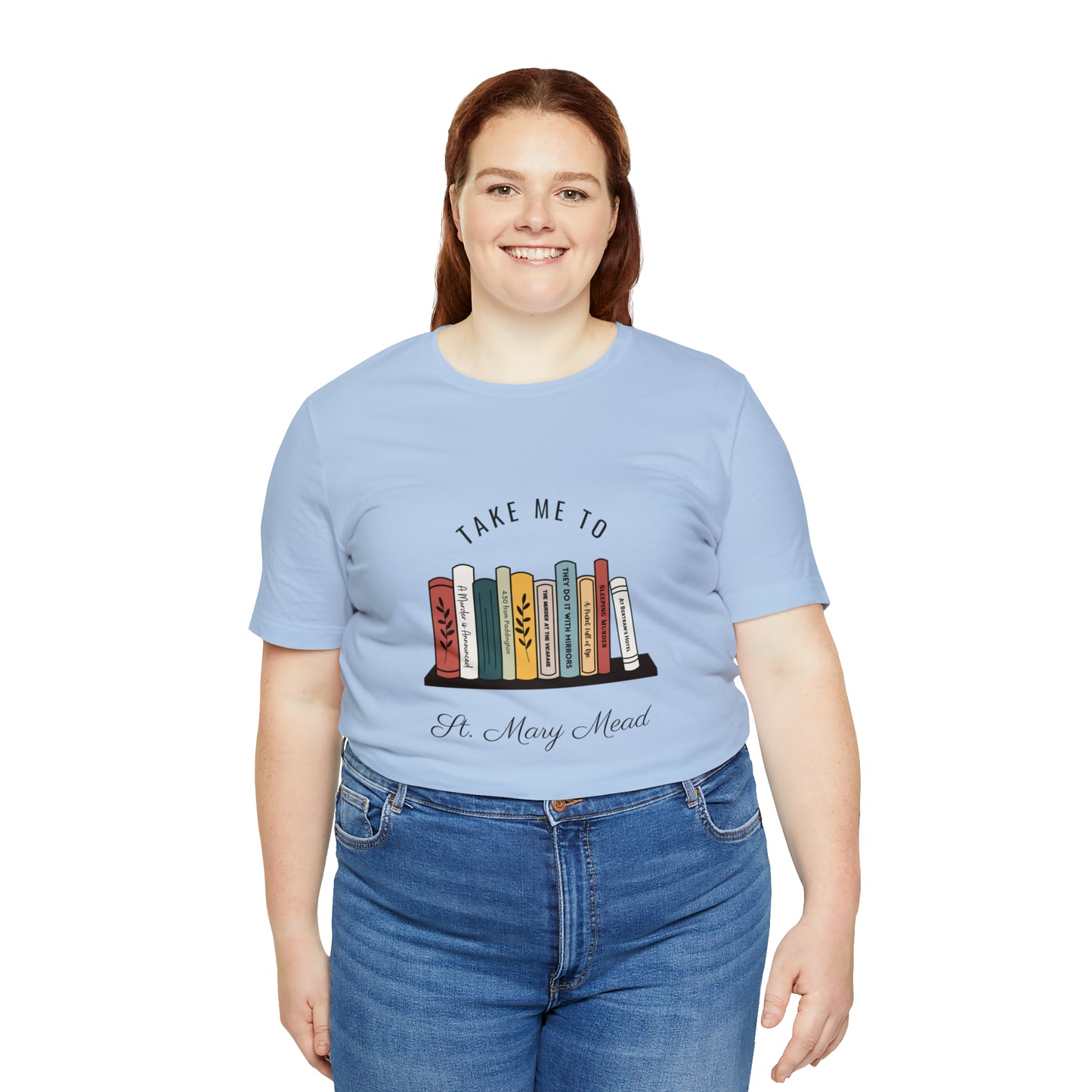 Miss Marple T Shirt, Take Me to St. Mary Mead T Shirt, Mystery Lover Gift, Poirot T Shirt, Agatha Christie T Shirt