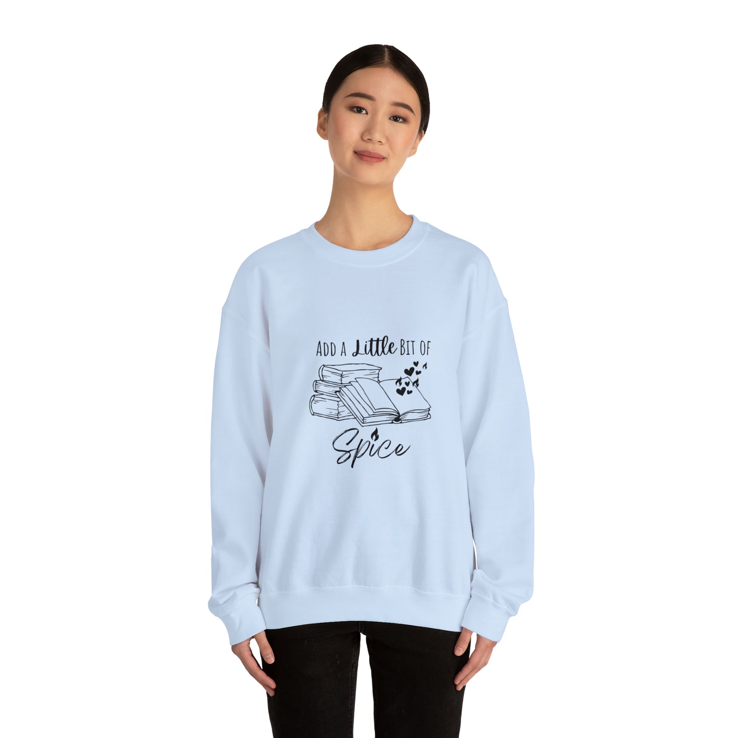 Add a Little Bit of Spice Book Lover Women's Sweatshirt | Spicy Books Gift| Smutty Book Lover Gifts