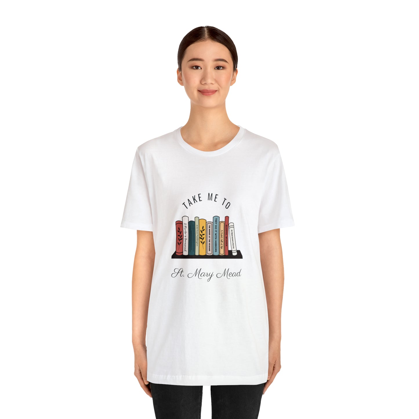 Miss Marple T Shirt, Take Me to St. Mary Mead T Shirt, Mystery Lover Gift, Poirot T Shirt, Agatha Christie T Shirt